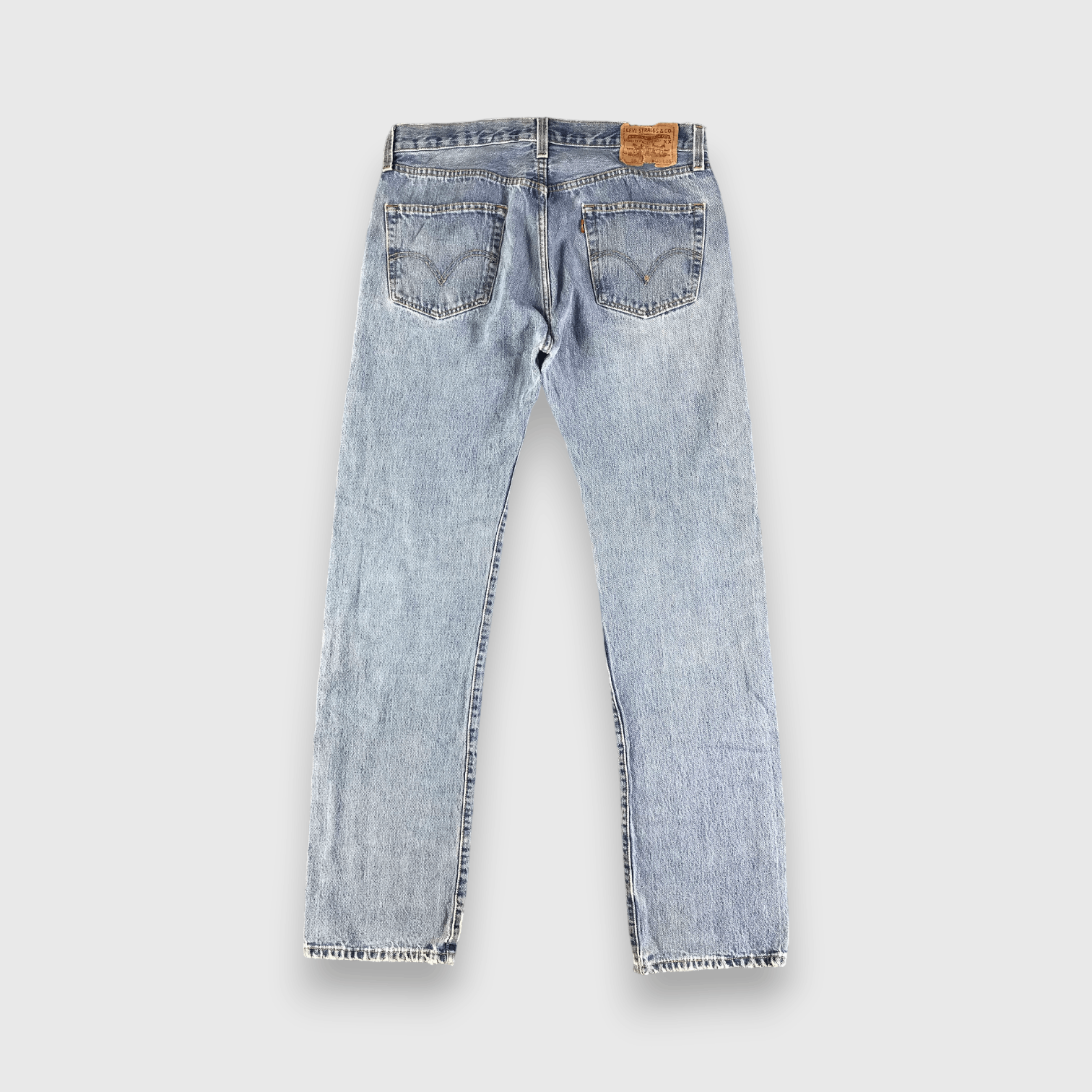 Levi's Vintage Blue Wash Levis 501 Jeans-J3070 Size US 35 - 2 Thumbnail
