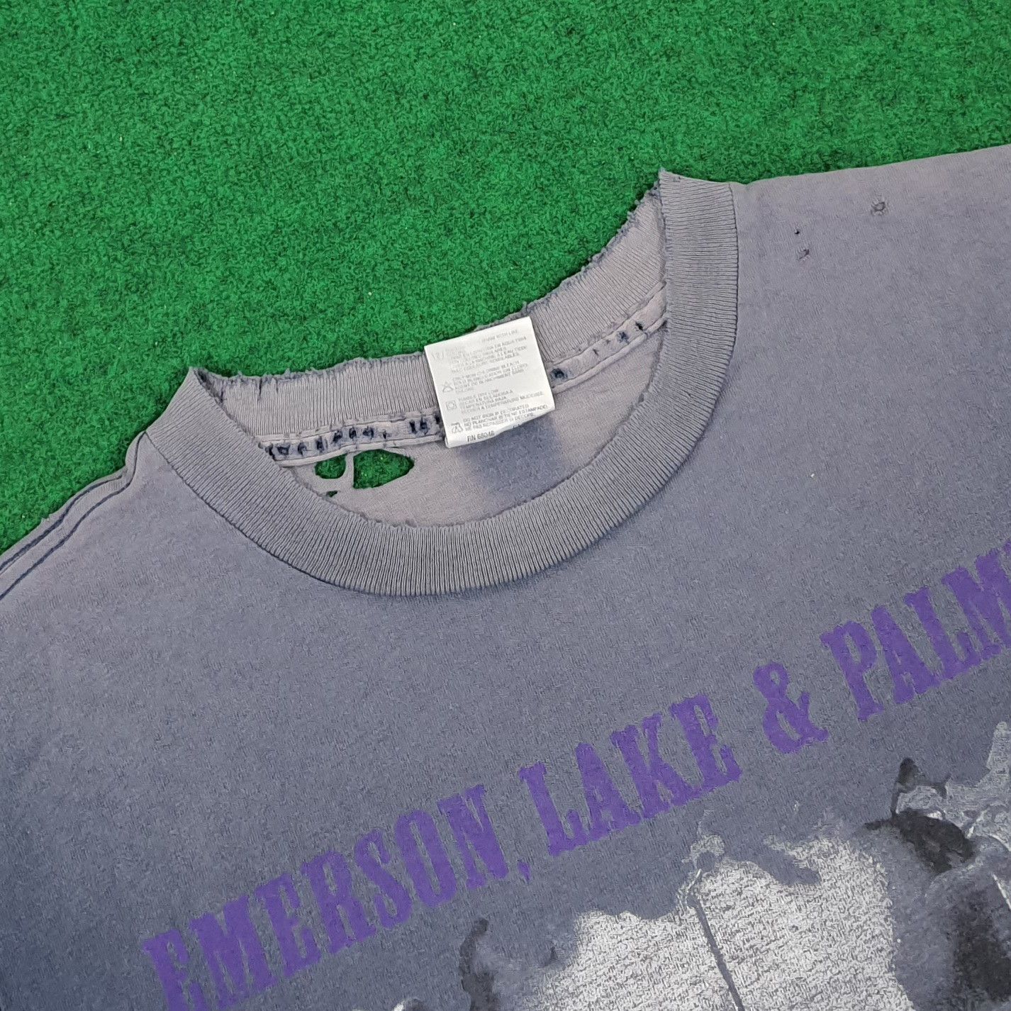 Band Tees × Vintage Vintage Emerson, Lake & Palmer ELP Rock Supergroup Tour Tees Size US L / EU 52-54 / 3 - 5 Thumbnail
