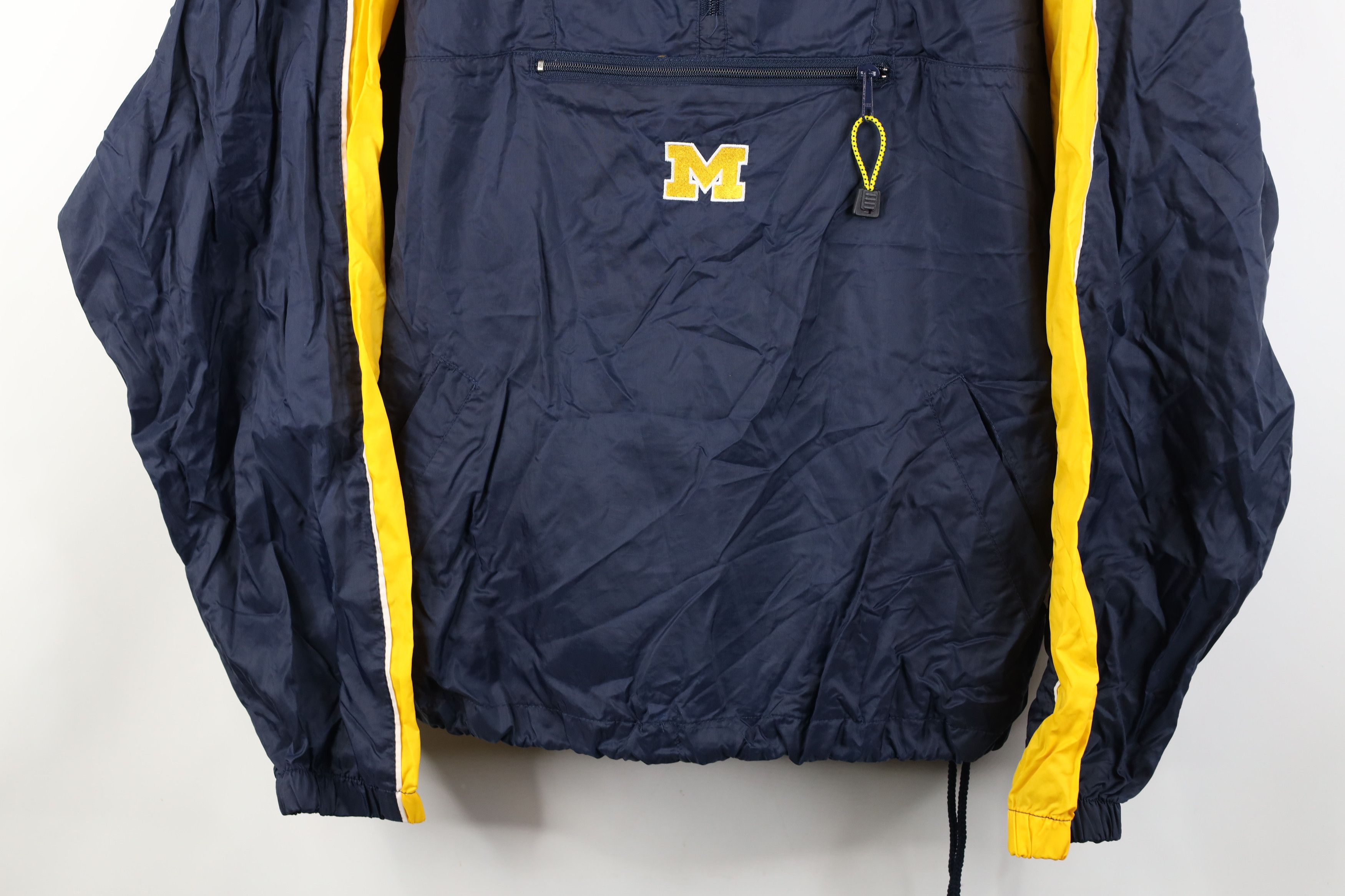 Vintage Vintage 90s University of Michigan Packable Anorak Jacket Size US XL / EU 56 / 4 - 3 Thumbnail