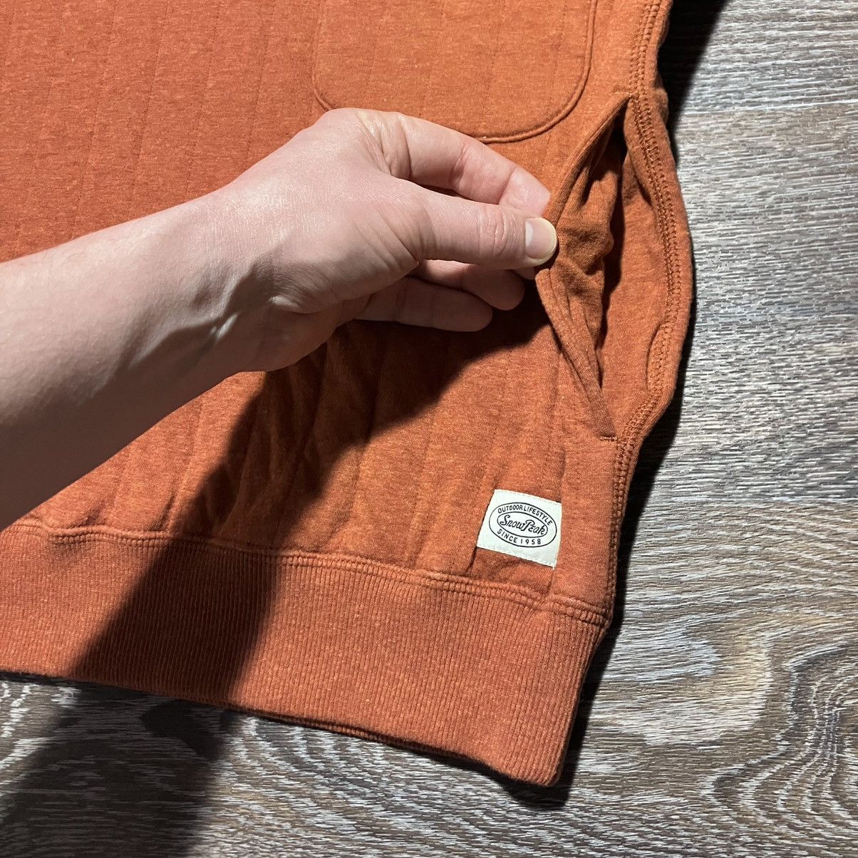 Snow Peak SNOW PEAK Natural Warm Stretch Pullover 1/3 Button Up Orange Size US S / EU 44-46 / 1 - 6 Thumbnail