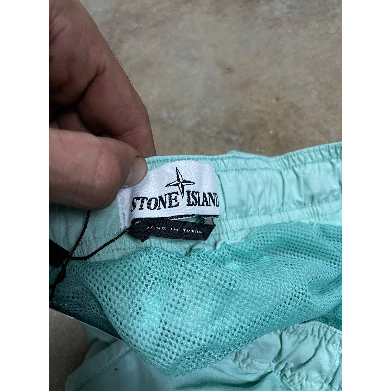 Stone Island Stone Island Swim Trunks Teal Used Small Size US 30 / EU 46 - 2 Thumbnail