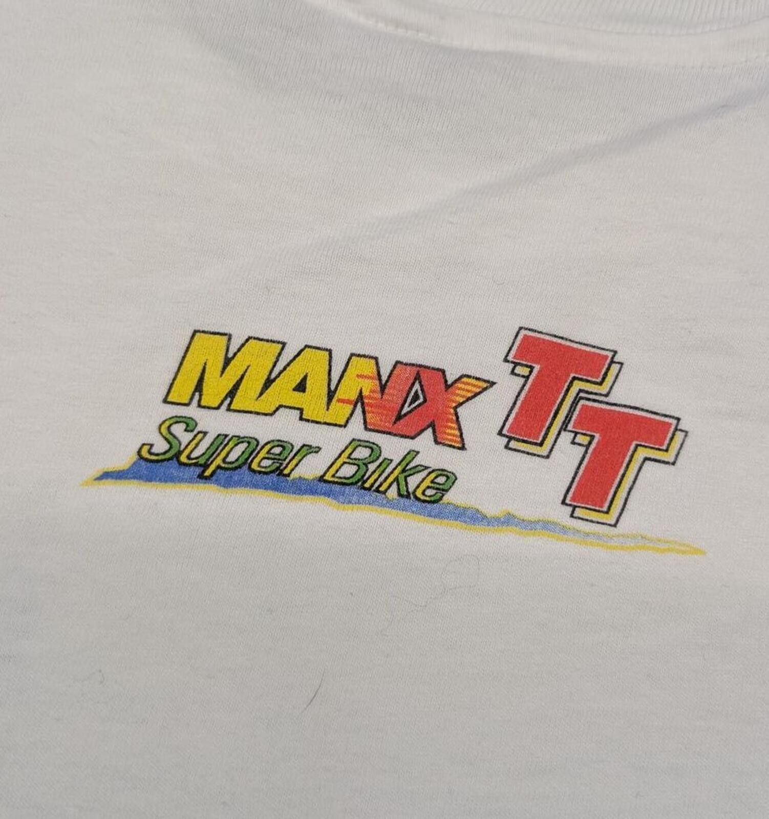semanticdesign Vintage Sega Team Racing Manx Super Bike Isle of Man Shirt Size US XL / EU 56 / 4 - 3 Thumbnail