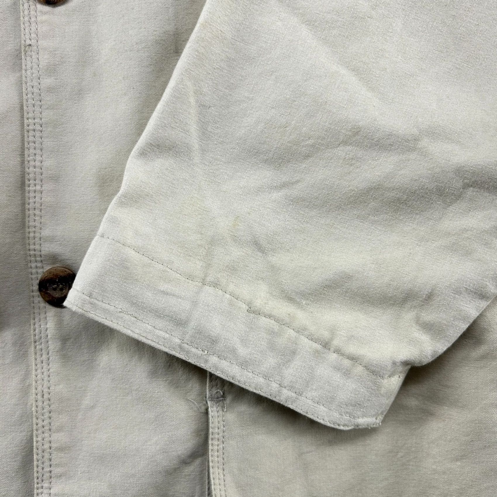 Vintage VINTAGE Woolrich Coat Jacket Mens L Beige Canvas Lined Wool 90s Coat Mens L Beige Woolrich Woolen Mills 90s Size US L / EU 52-54 / 3 - 5 Thumbnail