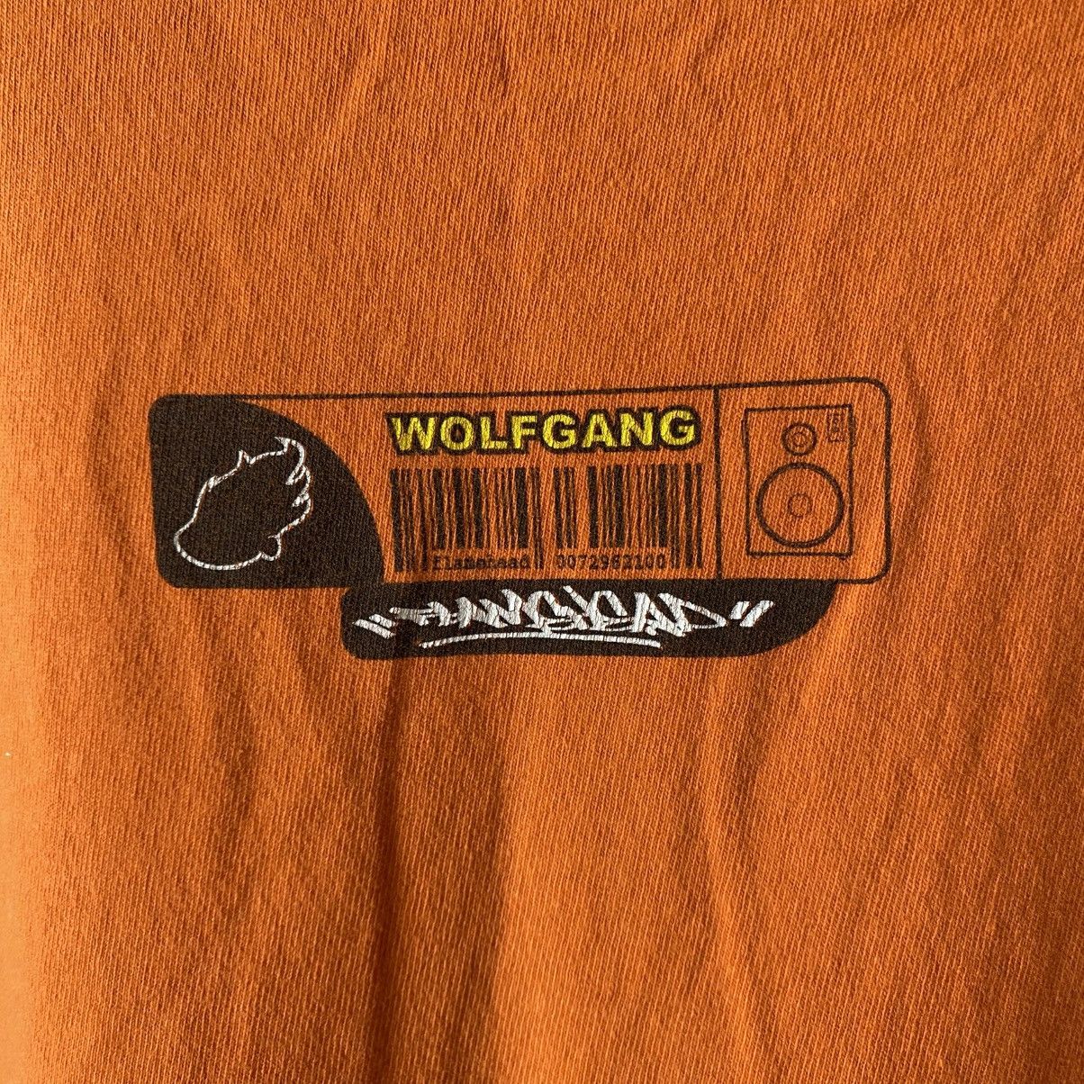 JNCO Vintage JNCO T-Shirt Wolf Gang 2000 Revatex Flame Head Y2K Size US XL / EU 56 / 4 - 4 Thumbnail