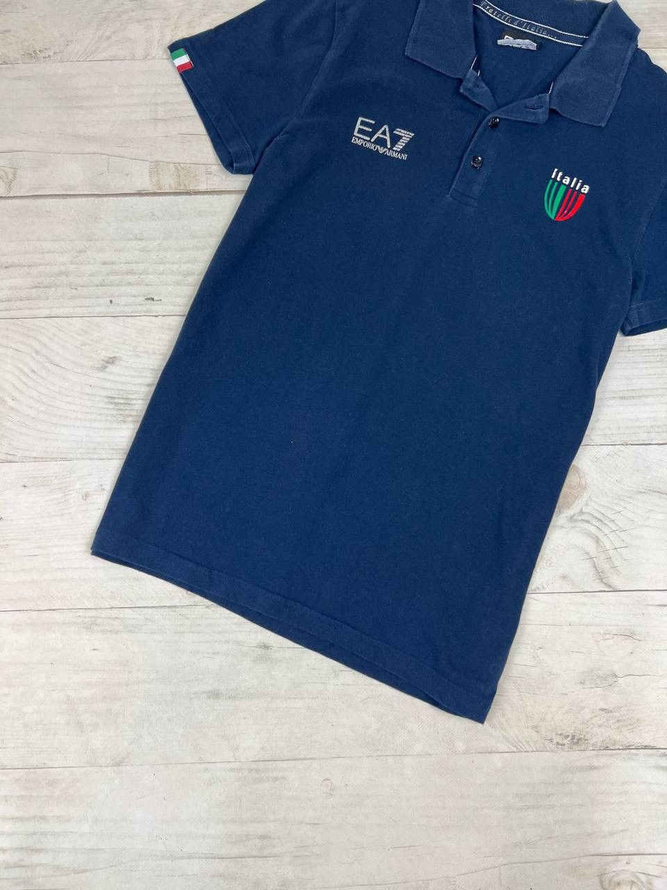 Emporio Armani Emporio Armani EA7 Italia Big Logo Polo Shirt Size US S / EU 44-46 / 1 - 5 Thumbnail