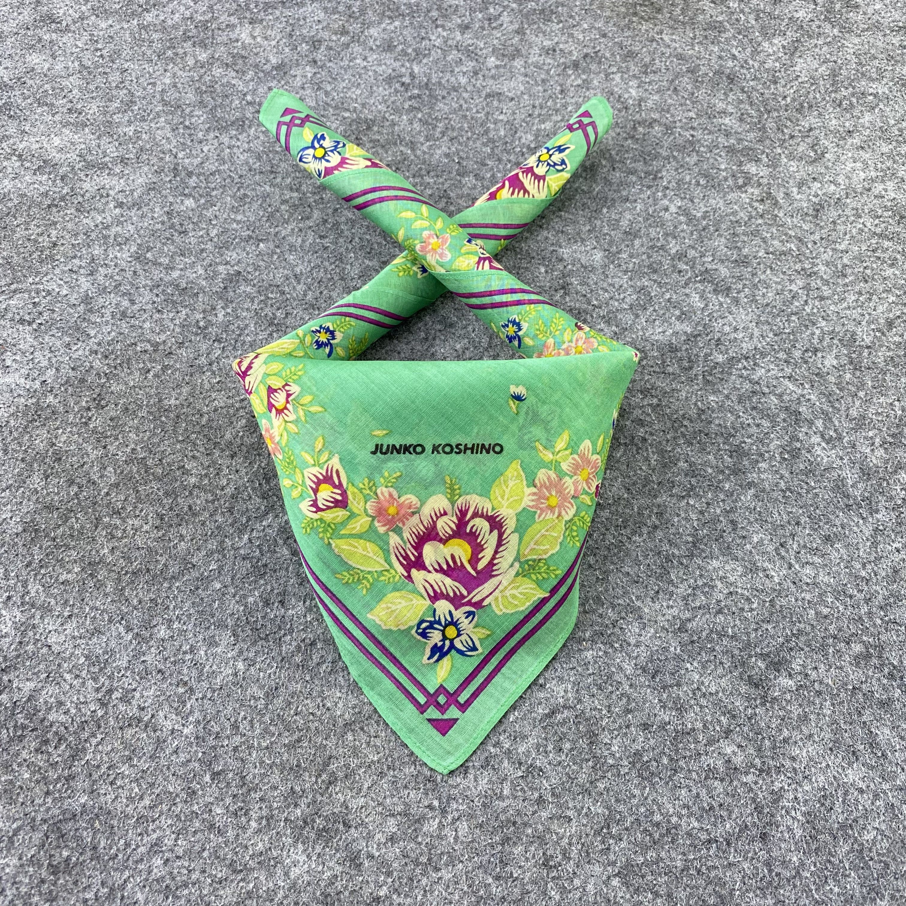Japanese Brand Junko Koshino Handkerchief / Bandana / Neckerchief-B1214 Size ONE SIZE - 2 Thumbnail