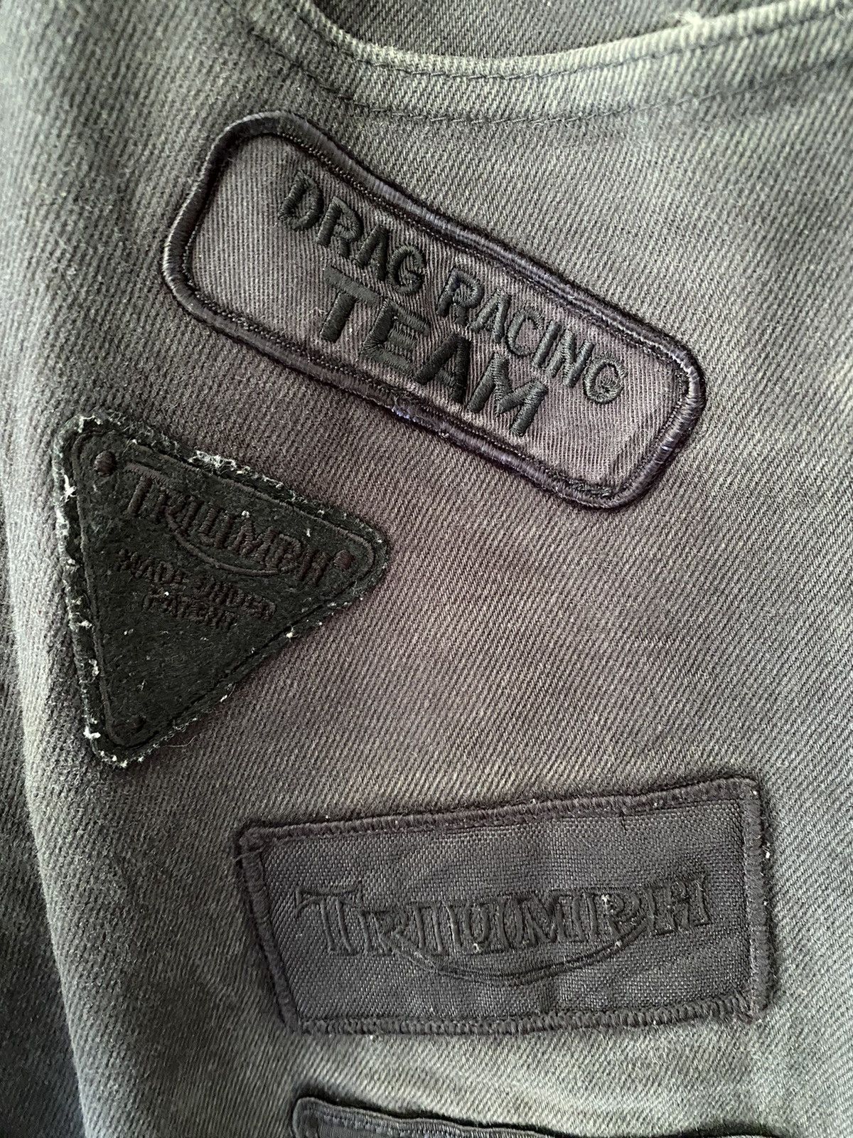 Comme des Garcons Homme Plus 2002 Junya Watanabe "Motorcycle Patch" denim Size US 33 - 7 Thumbnail