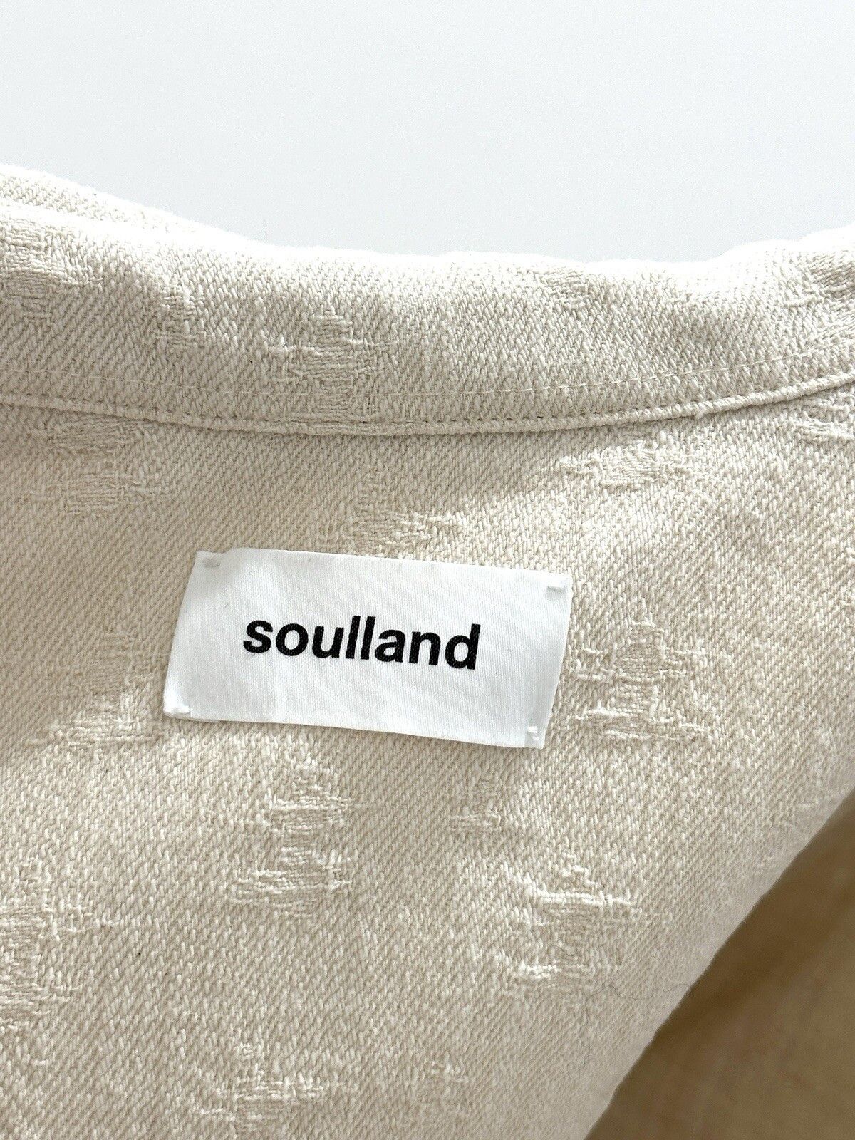 Soulland Soulland Mens Unisex Cotton T-Shirt Overshirt size M Size US M / EU 48-50 / 2 - 11 Thumbnail