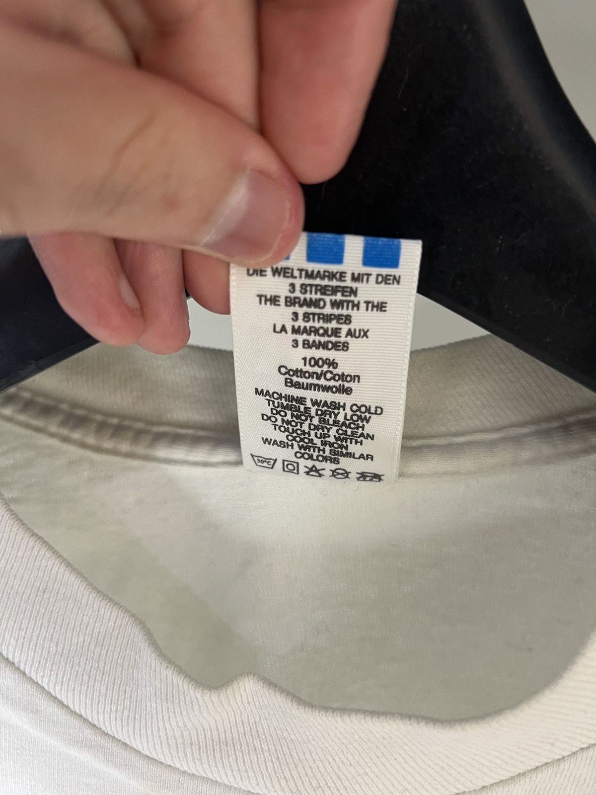 Adidas × Vintage VERY RARE ADIDAS ORIGINAL DOUBLE PRINTED TENNIS WORD T-SHIRT Size US XL / EU 56 / 4 - 5 Thumbnail