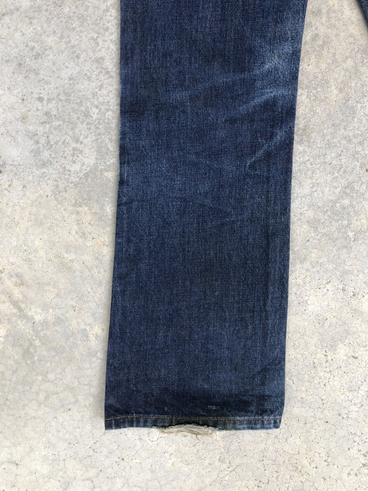 Yohji Yamamoto Ined Homme Flared Jeans Distressed Jeans Size US 30 / EU 46 - 13 Thumbnail