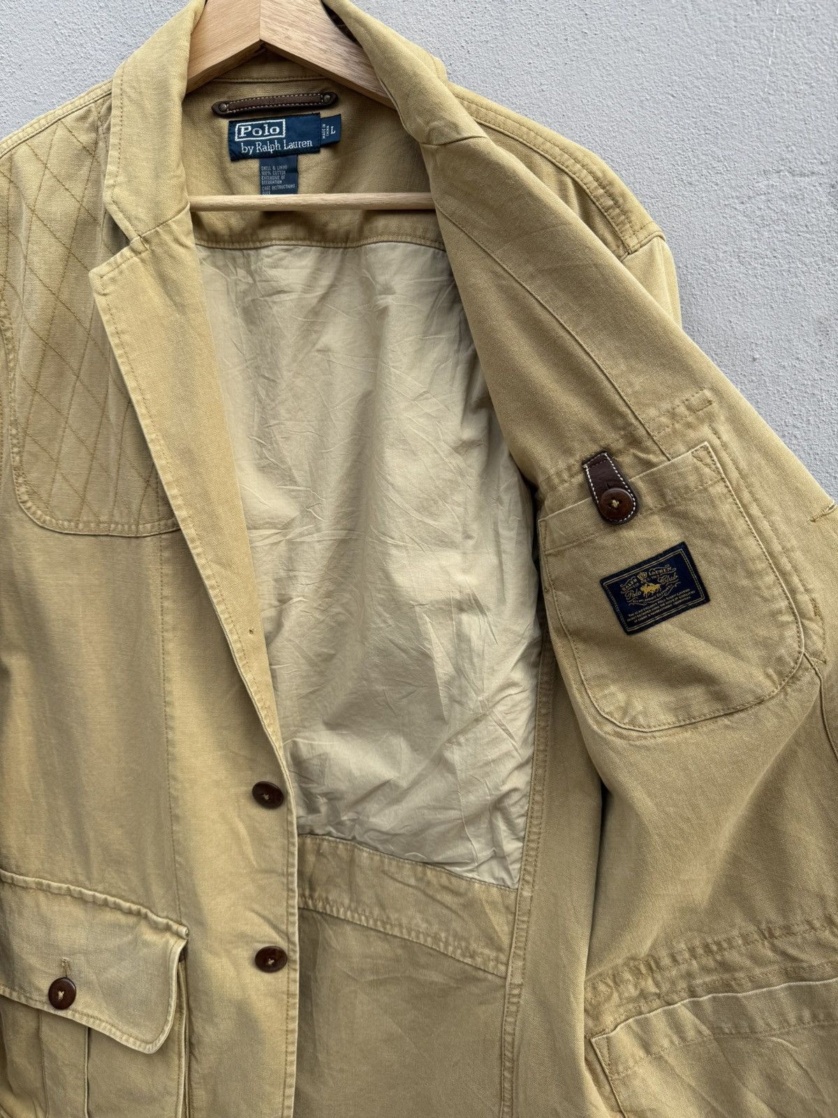 Polo Ralph Lauren 90’s POLO Ralph Lauren Sportman Hunting 3D Pocket Jacket Size US L / EU 52-54 / 3 - 2 Thumbnail