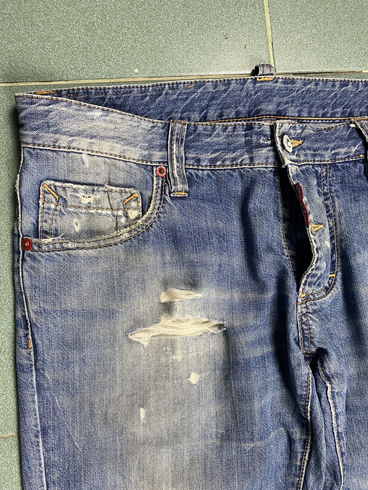 Dsquared2 Dsquared2 Distreassed Jeans 34 Size US 32 / EU 48 - 10 Thumbnail