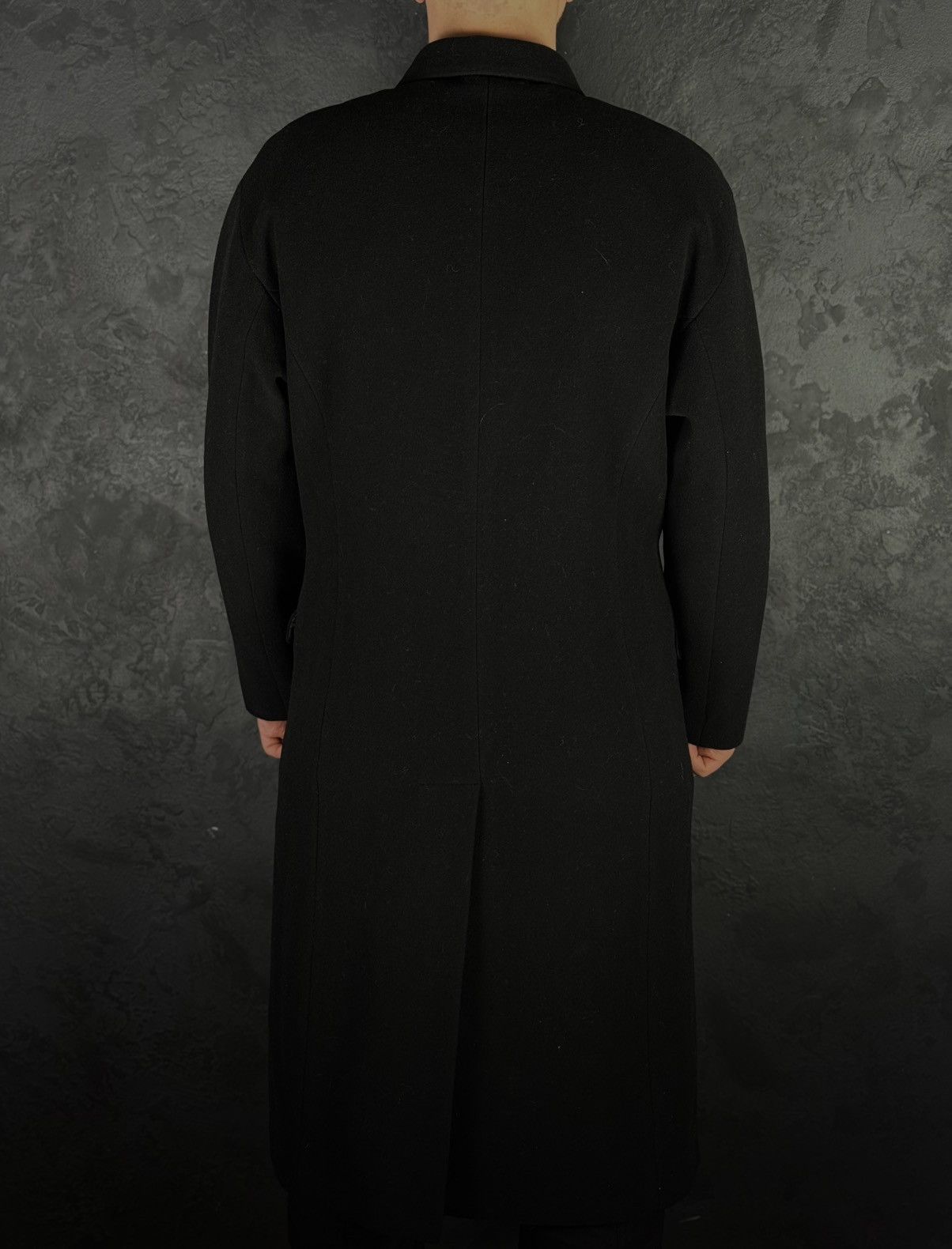 Marithe + Francois Girbaud 90s Marithe François Girbaud Men’s Double Breasted Overcoat Size US L / EU 52-54 / 3 - 3 Thumbnail