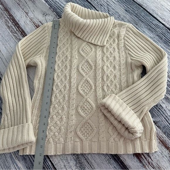 Vintage Vintage Y2K Cable Knit Wide Sleeve Knit Sweater Size M / US 6-8 / IT 42-44 - 7 Thumbnail