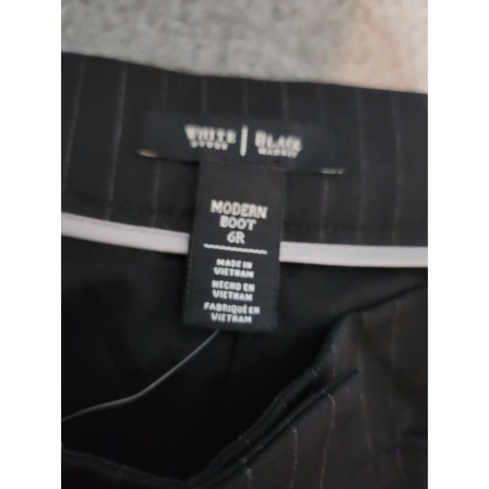 White House Black Market NWT WHBM 6R Pin Stripe Fashion Boot Trousers Orig Price $98 Size 28" / US 6 / IT 42 - 5 Thumbnail
