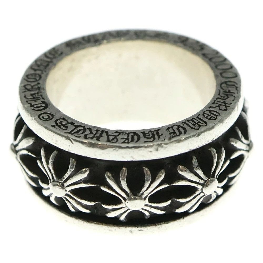 Chrome Hearts OFFER OK 🔥 10.5 CHROME HEARTS RING SPINNER CH X silver Size ONE SIZE - 6 Thumbnail