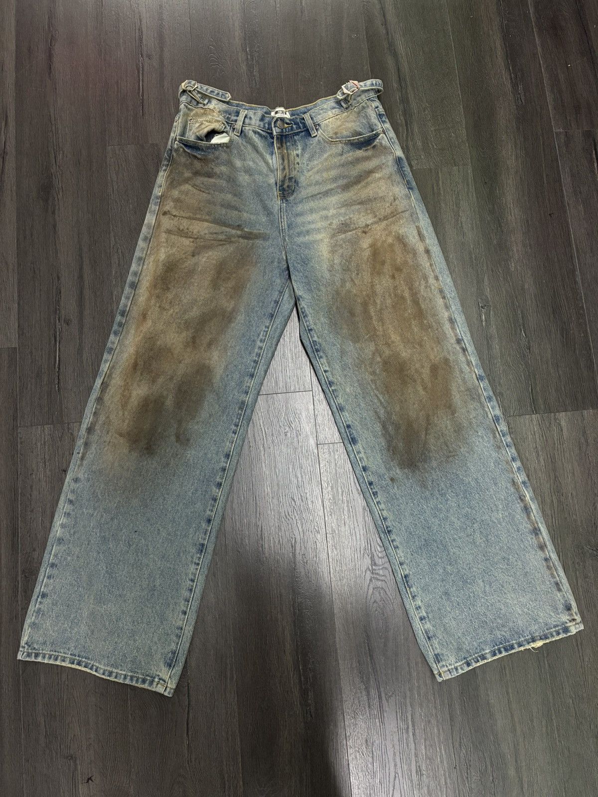 Mintcrew Mintcrew Mud Washed Baggy Jeans Size US 38 / EU 54 - 1 Thumbnail
