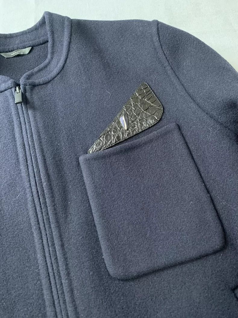 Fendi Fendi Wool Crocodile Eyes Jacket Size US M / EU 48-50 / 2 - 3 Thumbnail