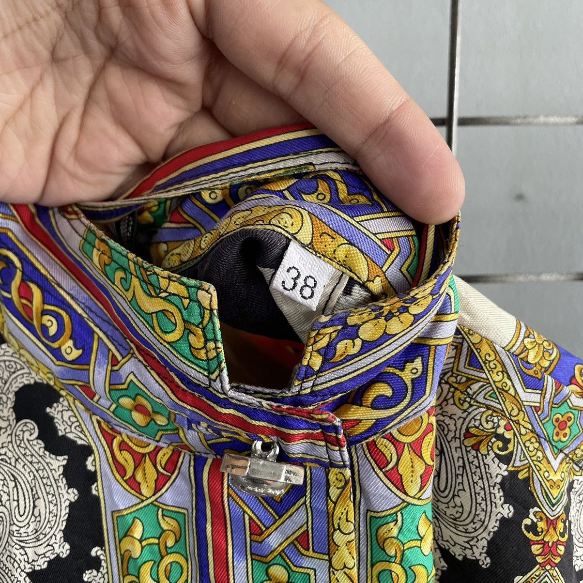Versace Gianni VERSACE Women Silk Shirt Damask Print from FW 1994/95 Size M / US 6-8 / IT 42-44 - 6 Thumbnail