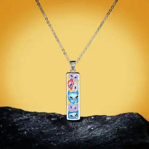 High Sport Cute Cat Unique Pendant Necklace Size ONE SIZE - 2 Thumbnail