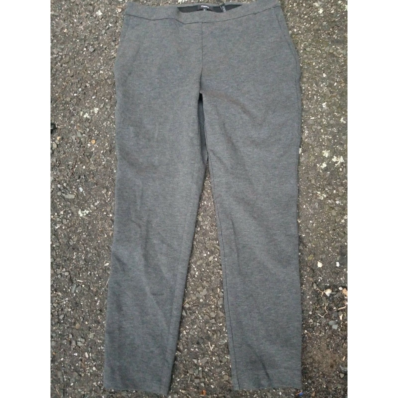 Theory Theory Thaniel K Fixture Ponte Pants Women Size 8 Gray Chino Pants Size 30" / US 8 / IT 44 - 6 Thumbnail