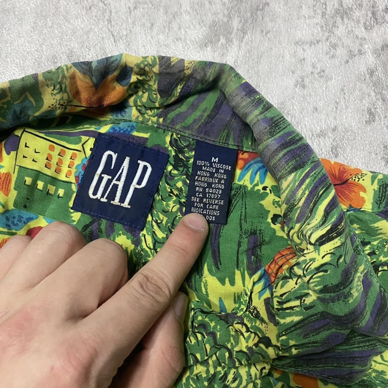 Gap Gap Hawaiian shirt in green and blue Size US M / EU 48-50 / 2 - 3 Thumbnail