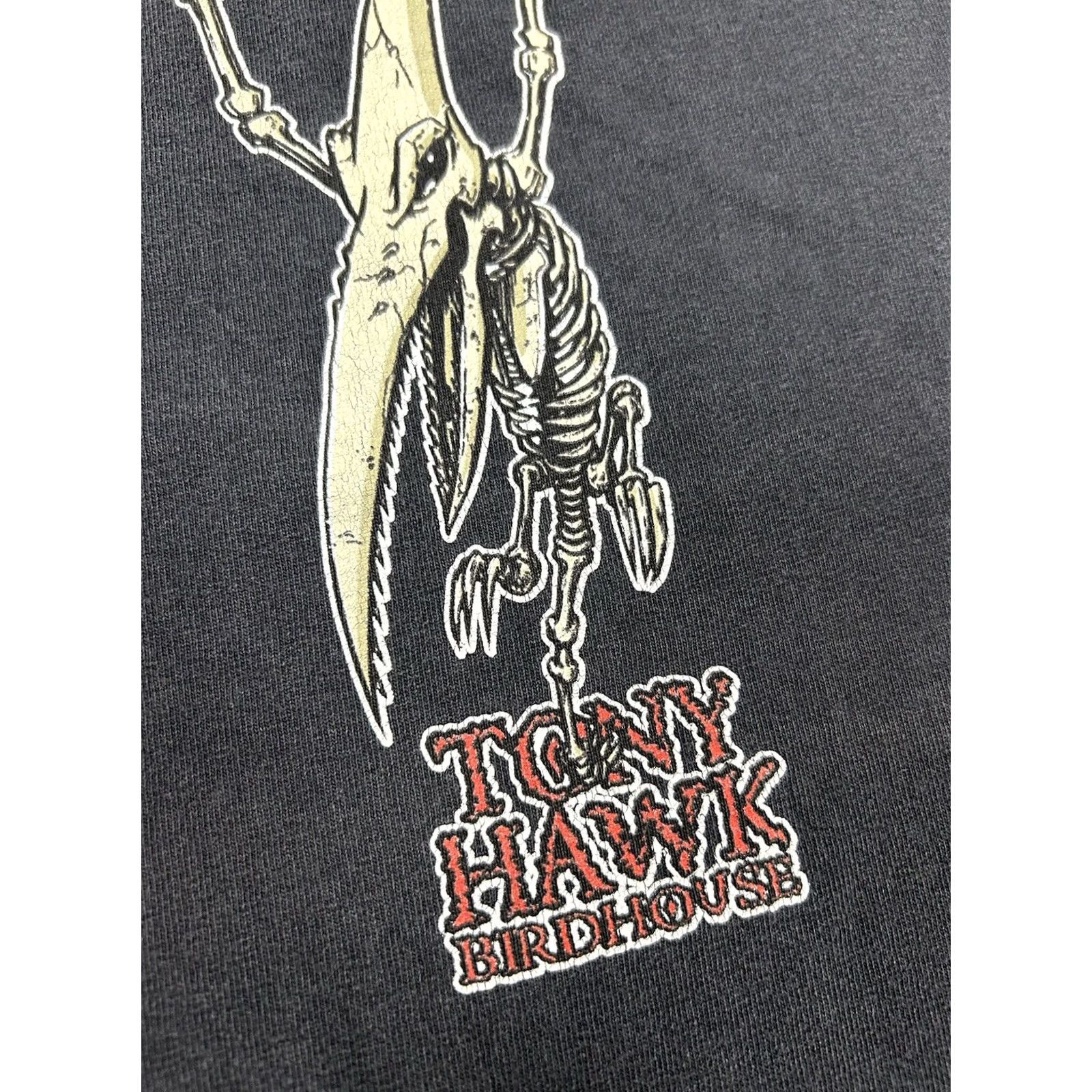 Vintage VINTAGE Birdhouse Mens L Black Skateboards Tony Hawk Pterodactyl Skate Long Sleeve Size US L / EU 52-54 / 3 - 4 Thumbnail