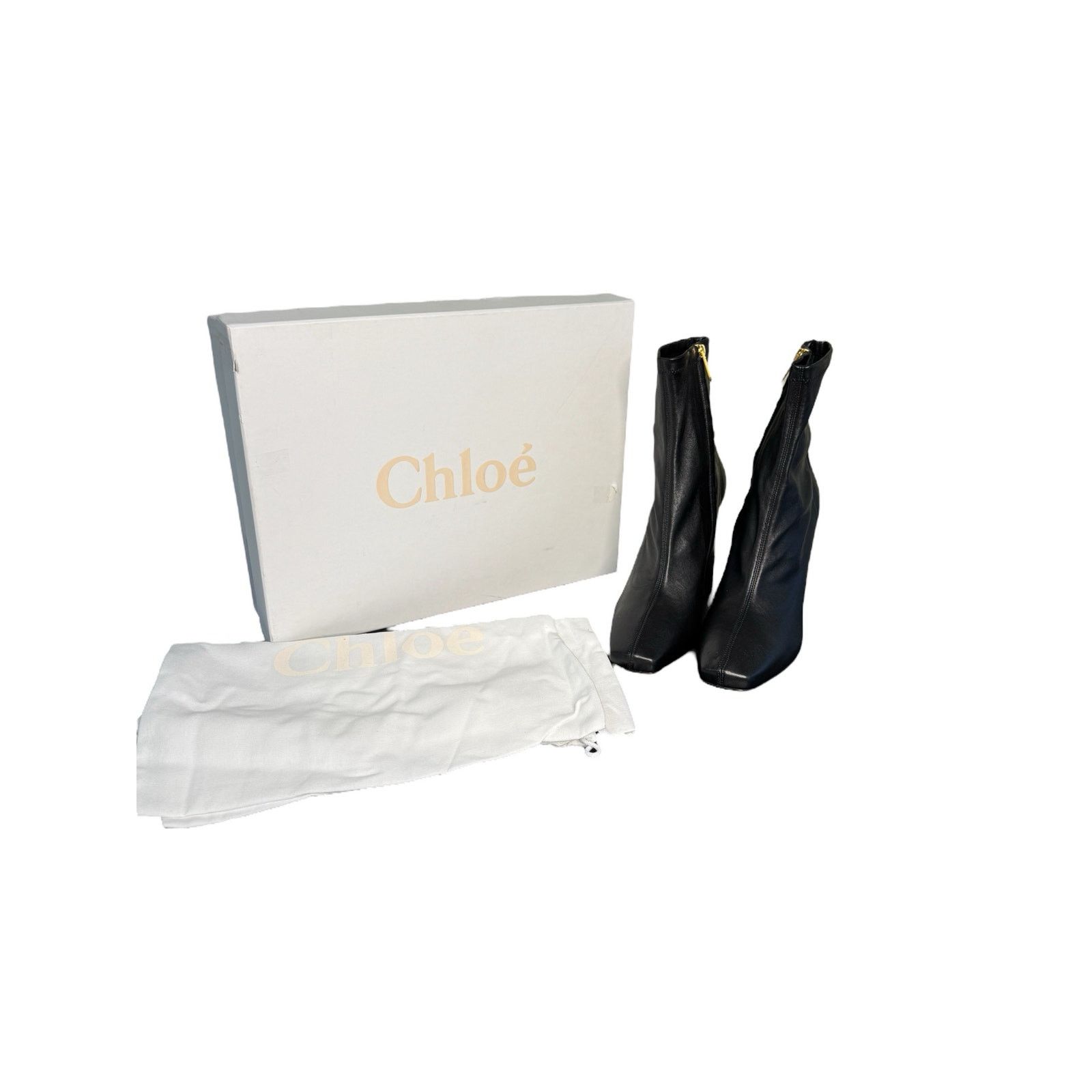 Chloe Chloe NIB Ambre Ankle Boots in Black Size 40 Size US 10 / IT 40 - 10 Thumbnail