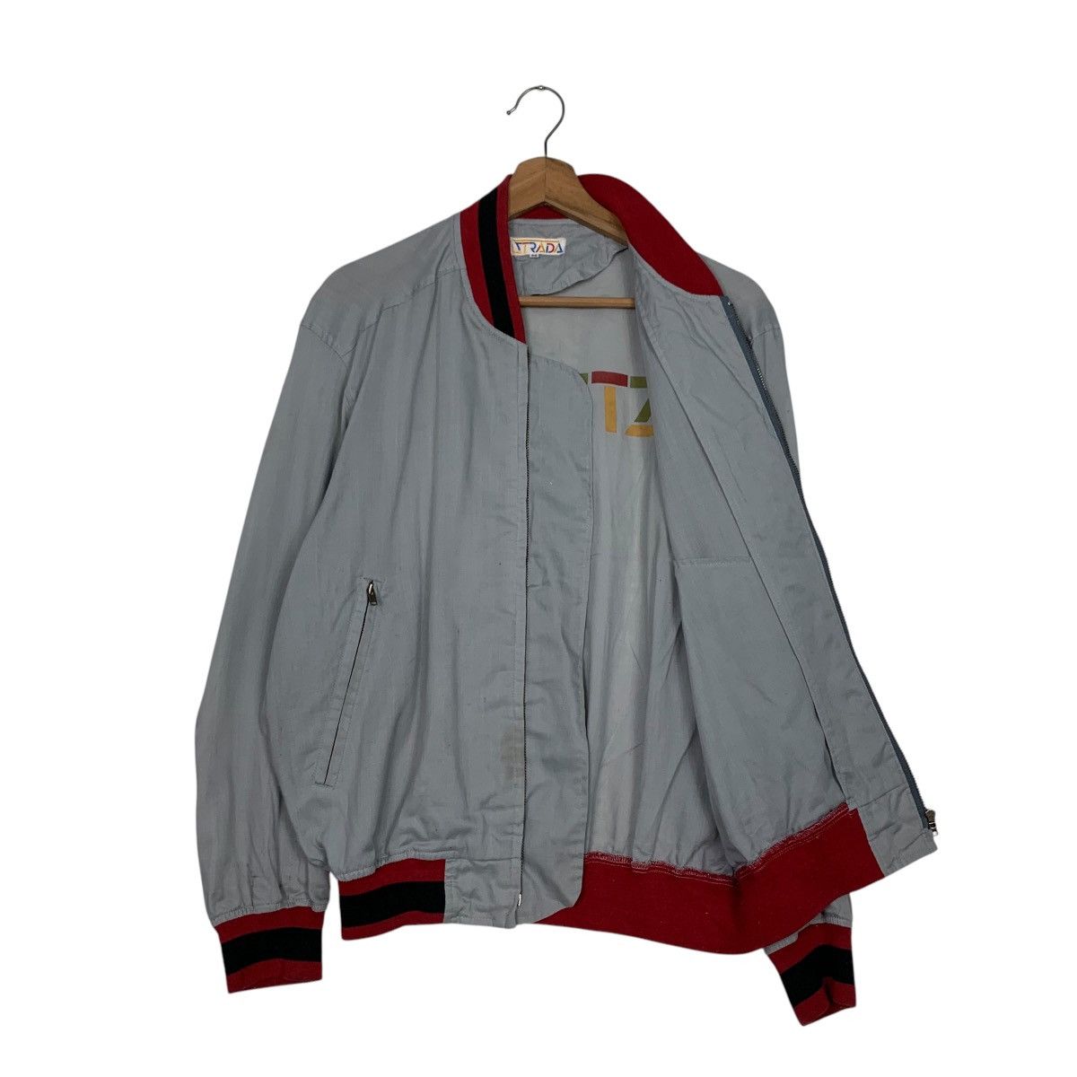 Vintage Vintage 90s STRADA Big Logo Bomber Jacket #2709-C122 Size US M / EU 48-50 / 2 - 8 Thumbnail