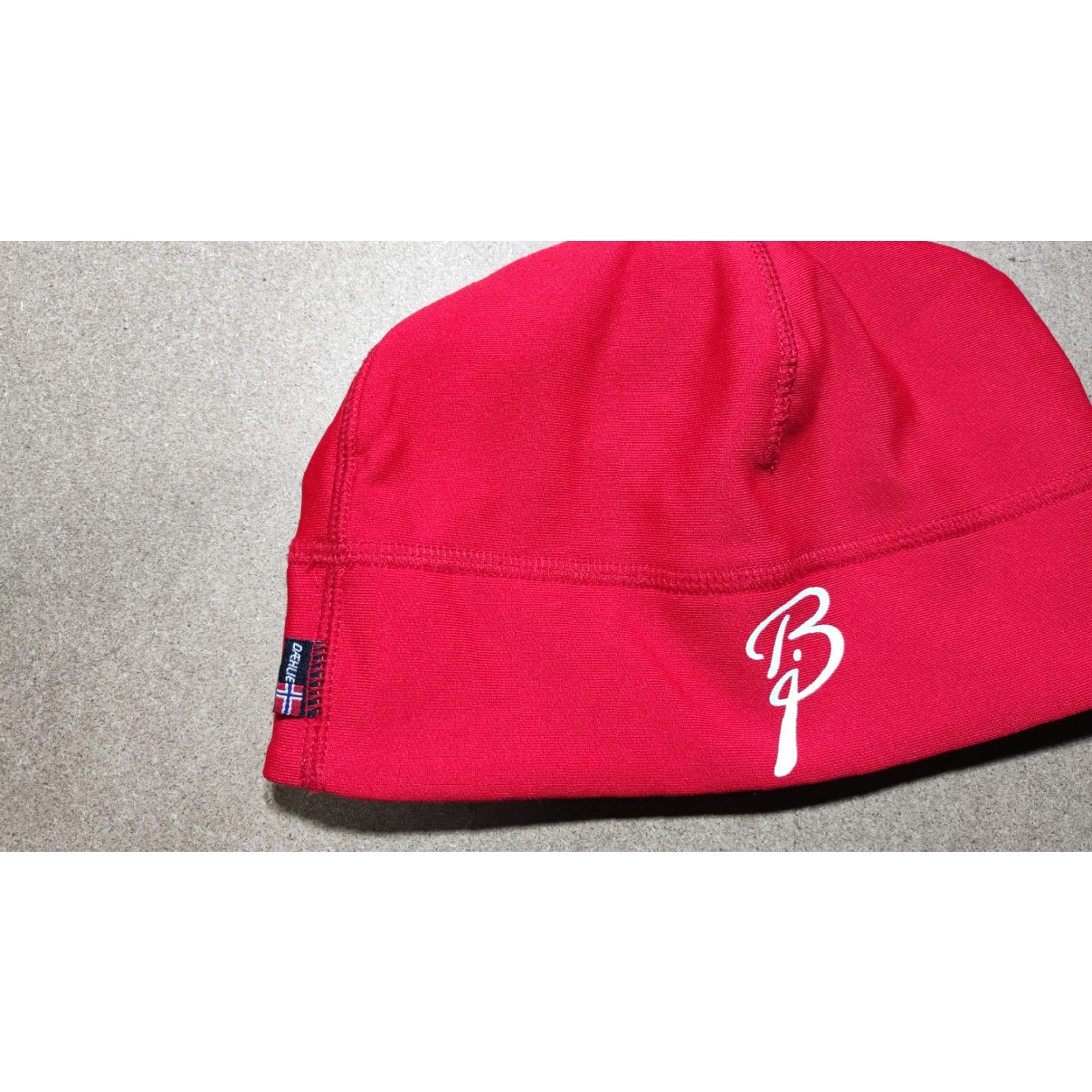 Vintage Bjorn Daehlie Red Hat Ski Cap One Size Winter Cross Country Biathlon Thermal Beanie Unisex Adults Mens Womens Size ONE SIZE - 3 Thumbnail