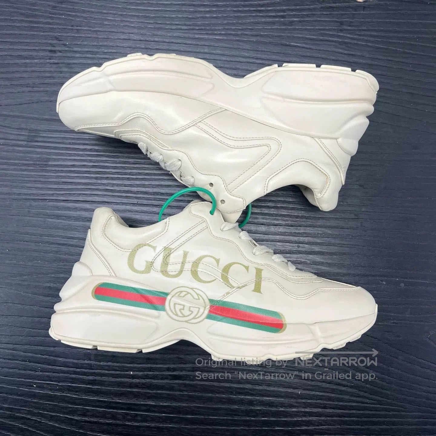 Gucci Gucci Rhyton White Sneakers. Size US 10 / EU 43 - 7 Thumbnail