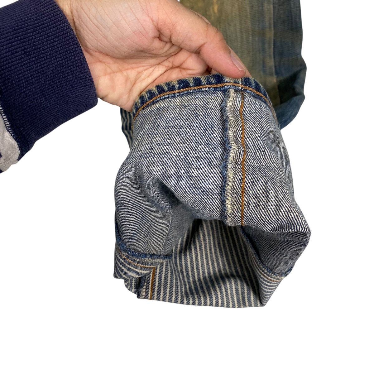 KOJIMA GENES Kojima Genes half hickori distress denim Size US 34 / EU 50 - 13 Thumbnail