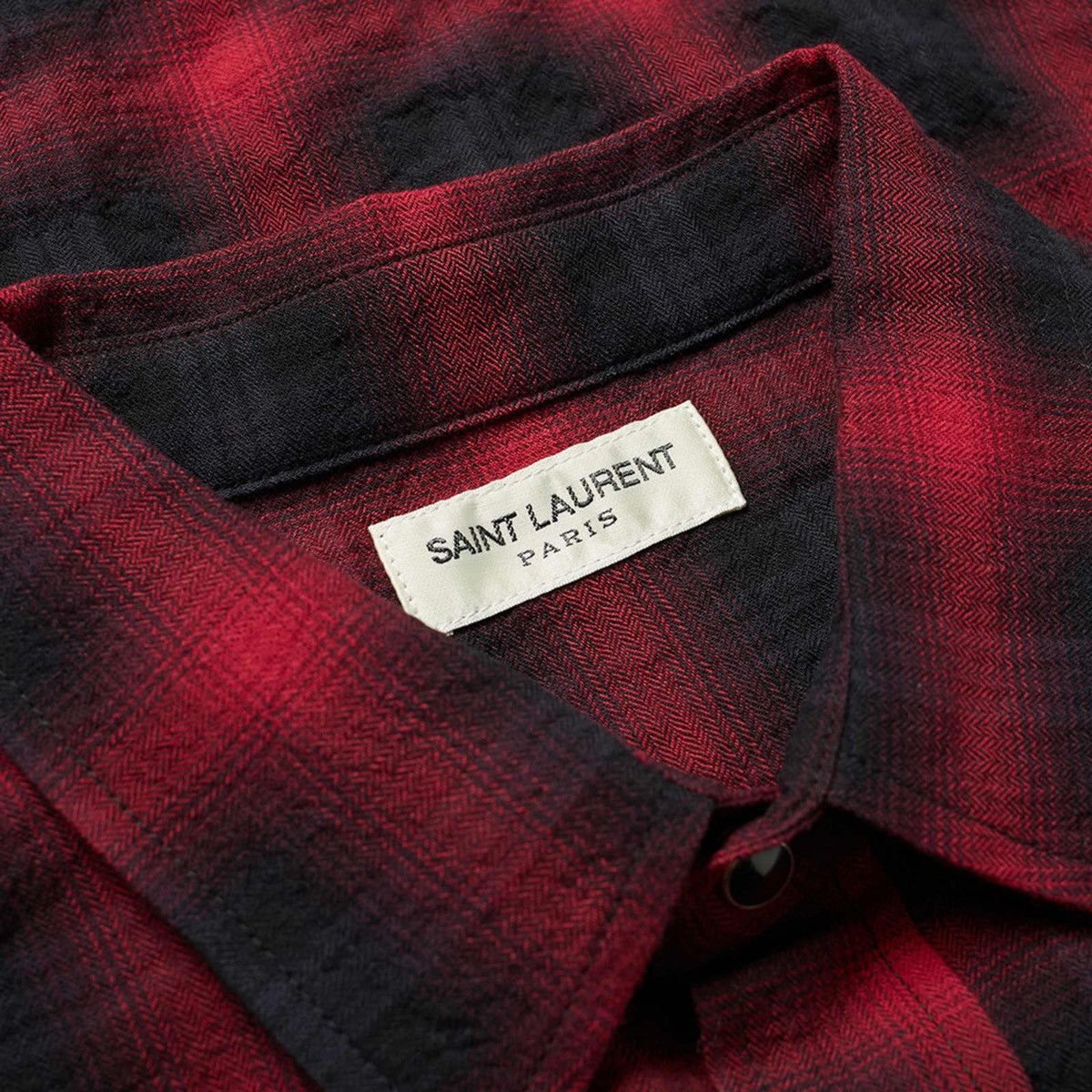 Hedi Slimane × Saint Laurent Paris Saint Laurent Western Shirt Size US S / EU 44-46 / 1 - 2 Thumbnail