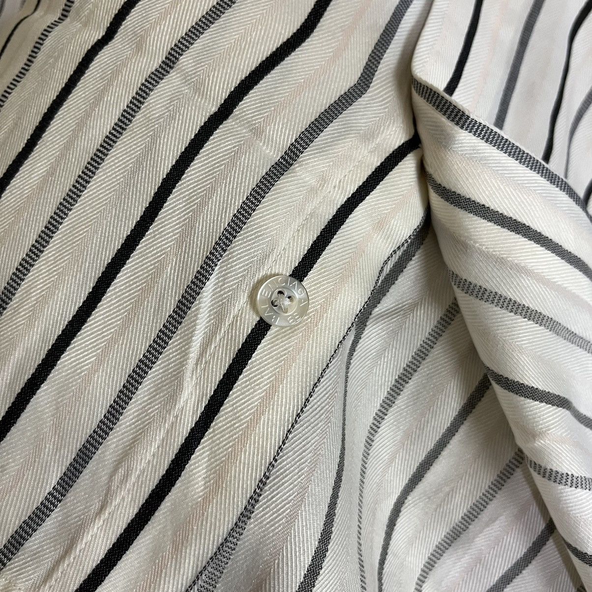 Balenciaga Balenciaga Three-color stripes button shirt Size US L / EU 52-54 / 3 - 6 Thumbnail