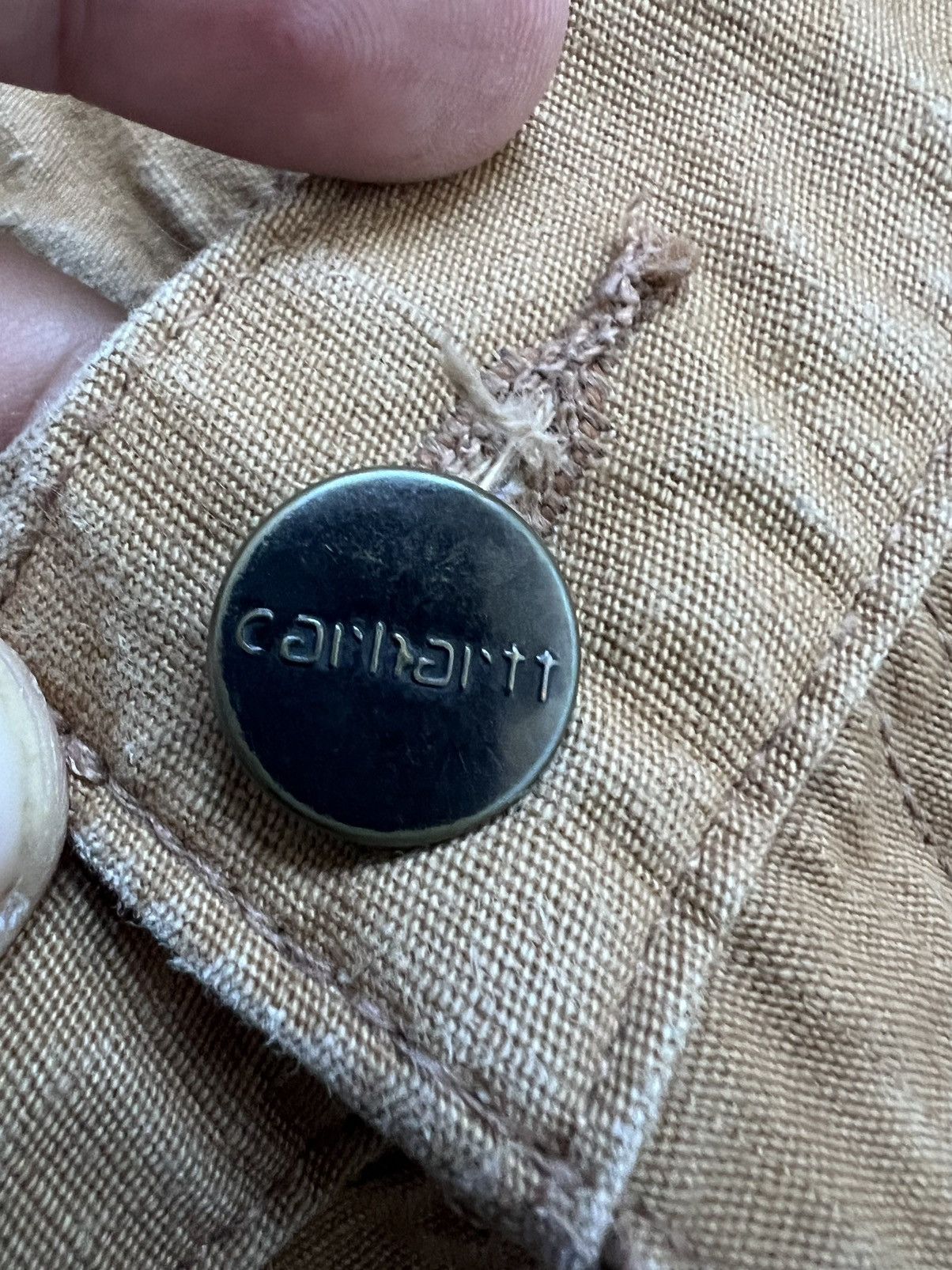 Carhartt × Vintage Crazy rare Carhartt vintage 90s carpenter Workwear Short Size US 32 / EU 48 - 10 Thumbnail