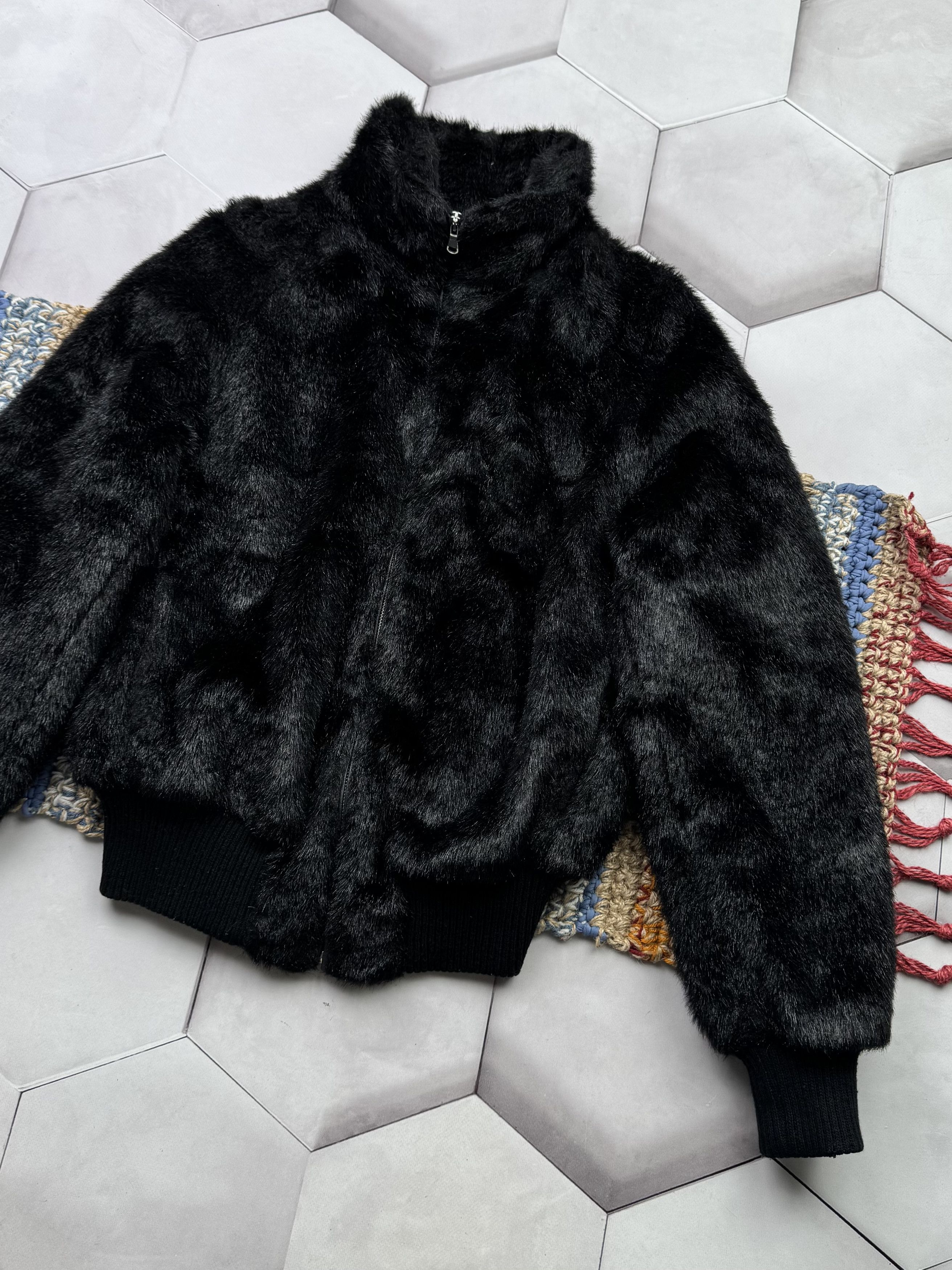 Vintage Vintage Faux Fur Cropped Jacket Size S / US 4 / IT 40 - 3 Thumbnail