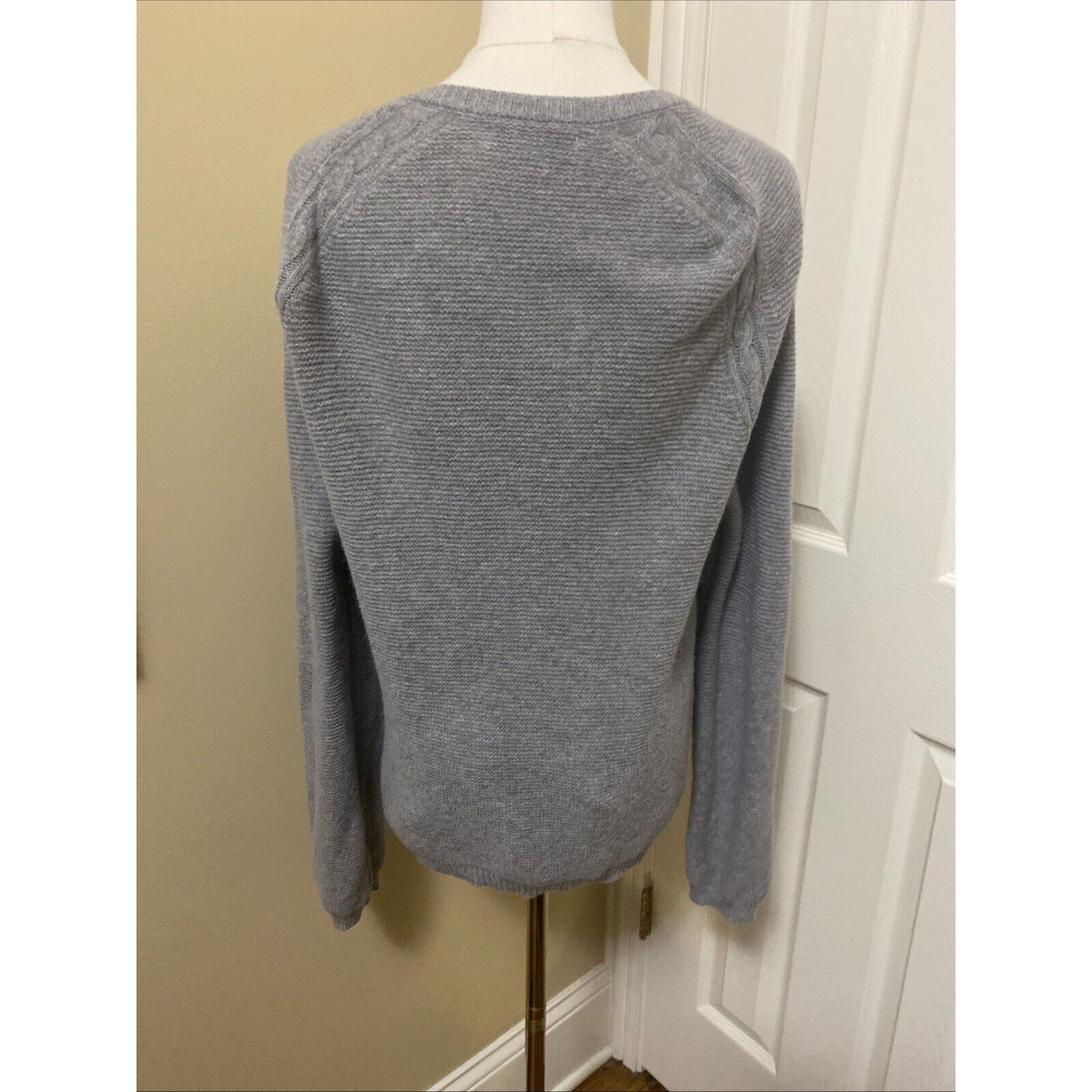 Other Lambswool Wool TABITHA WEBB Gray Cardigan Buttons Medium Size M / US 6-8 / IT 42-44 - 6 Thumbnail