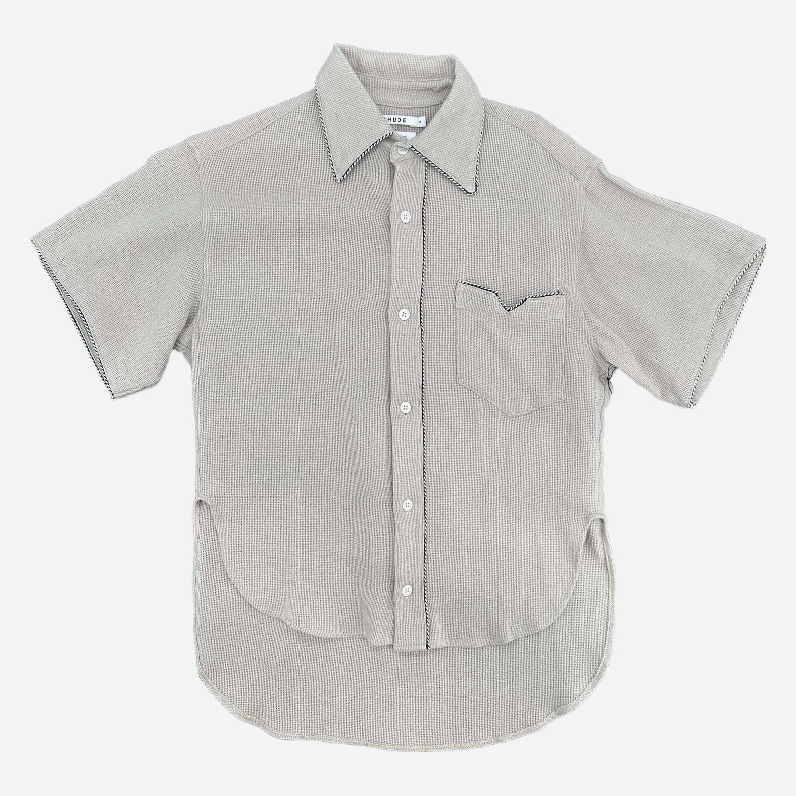 Rhude Rhude Beige Cotton Button Up XS Size US XS / EU 42 / 0 - 1 Thumbnail