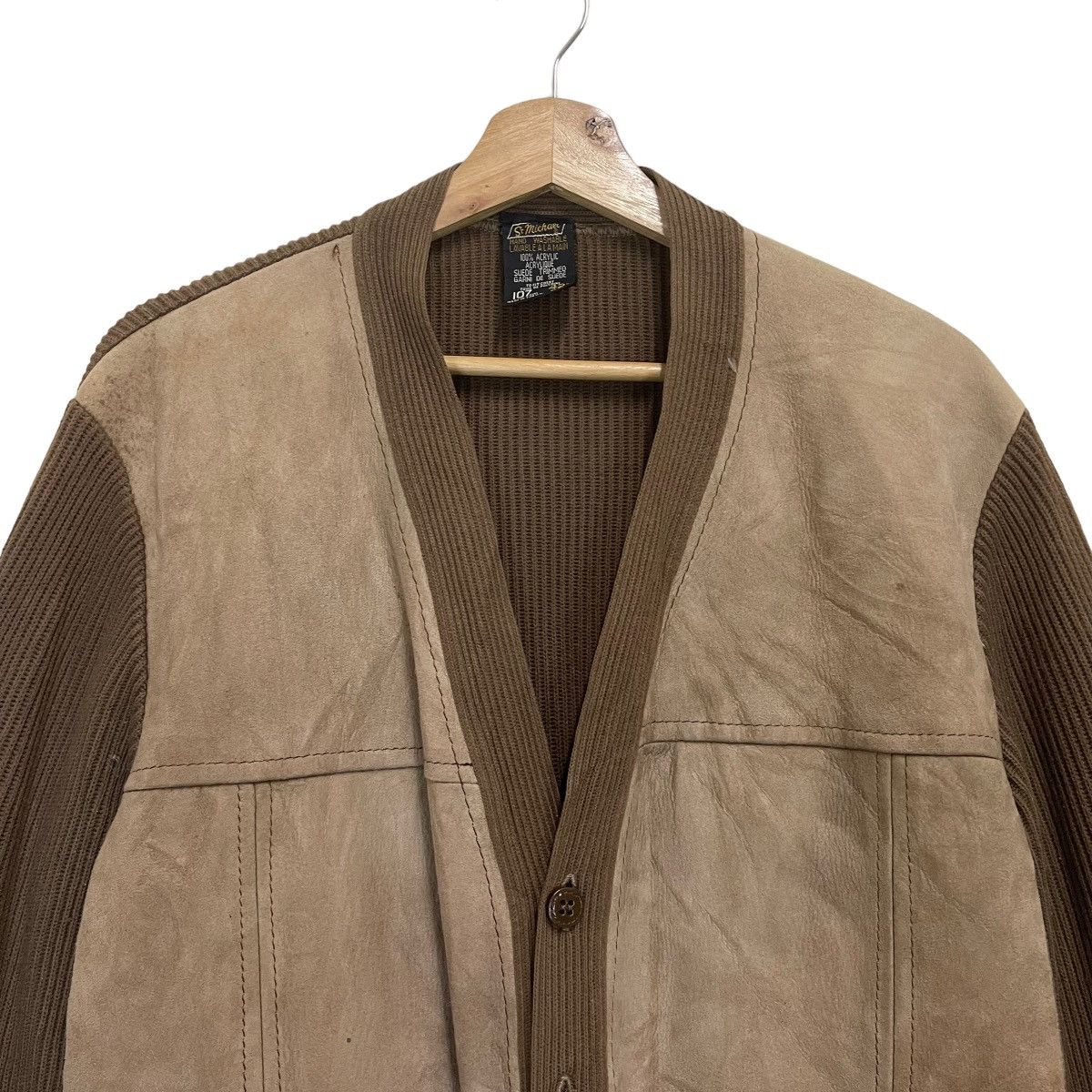Beauty Beast Vintage St Micheal Half Suede Leather Jacket Size US M / EU 48-50 / 2 - 4 Thumbnail
