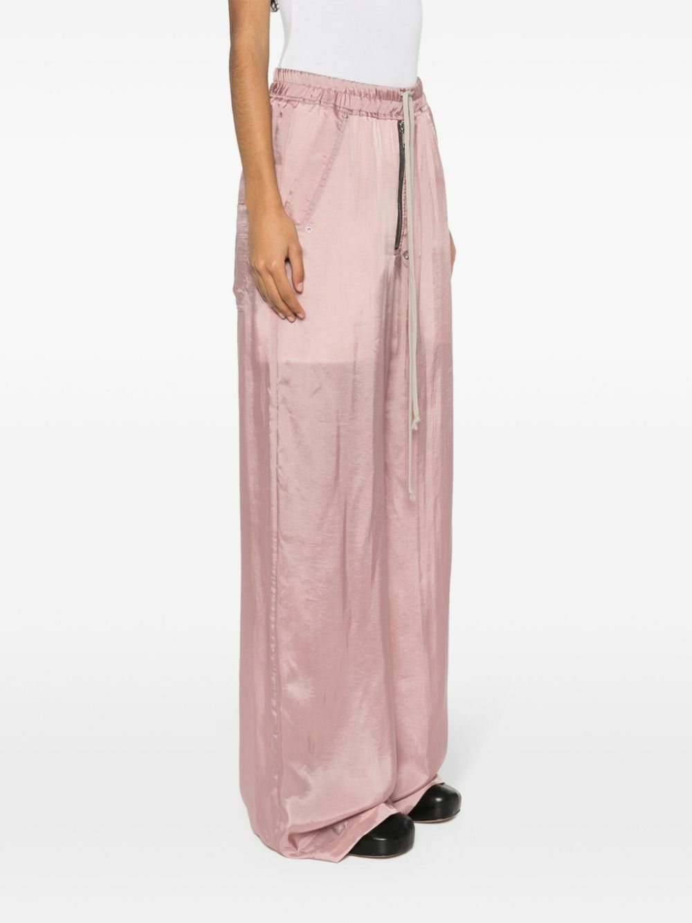 Rick Owens o1y0126 Sweatpant in Antique Rose Size 26" / US 2 / IT 38 - 3 Thumbnail