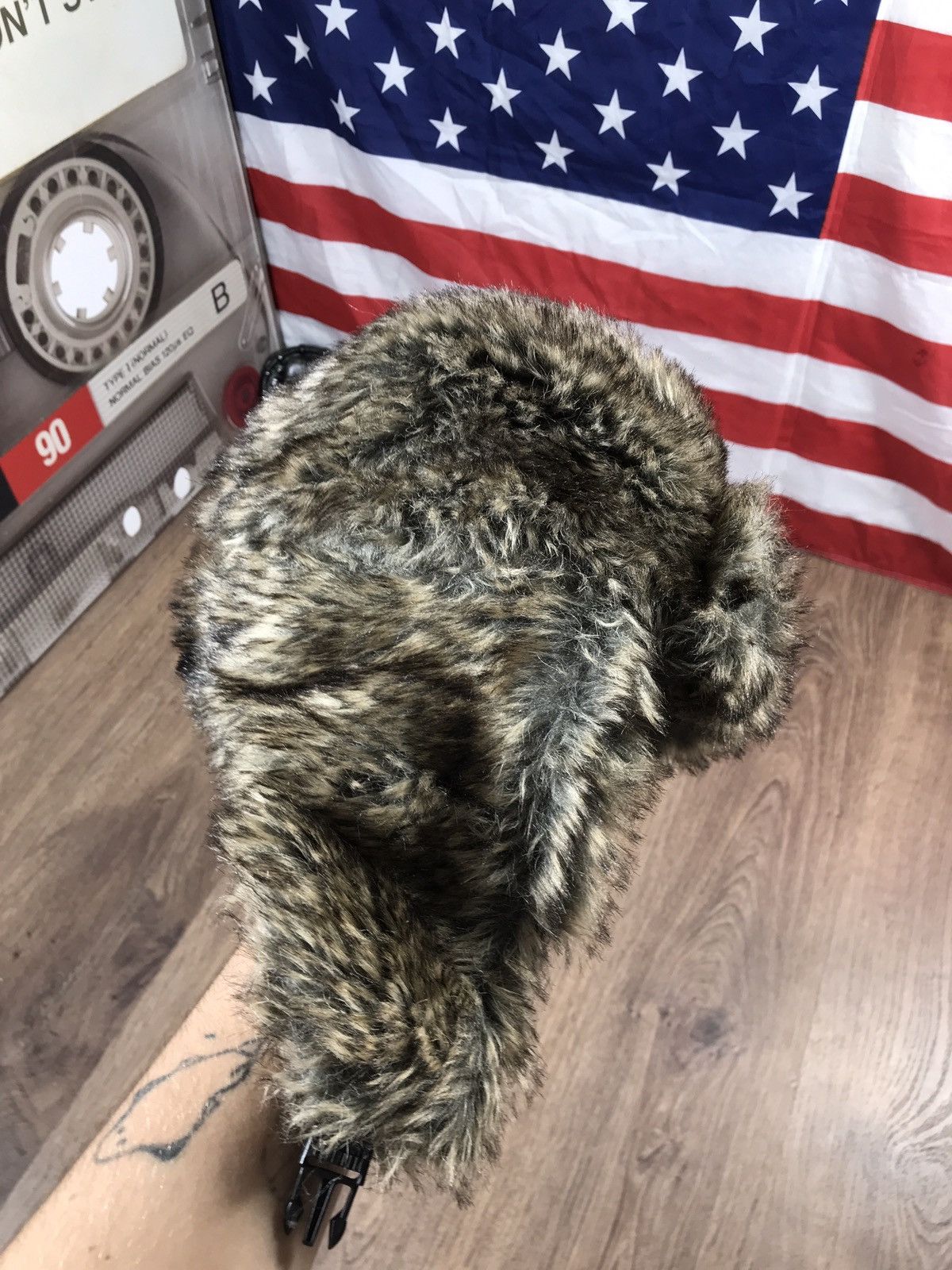 Japanese Brand × Vintage Vintage Fuzzy Mohair Hat Drill Size ONE SIZE - 2 Thumbnail