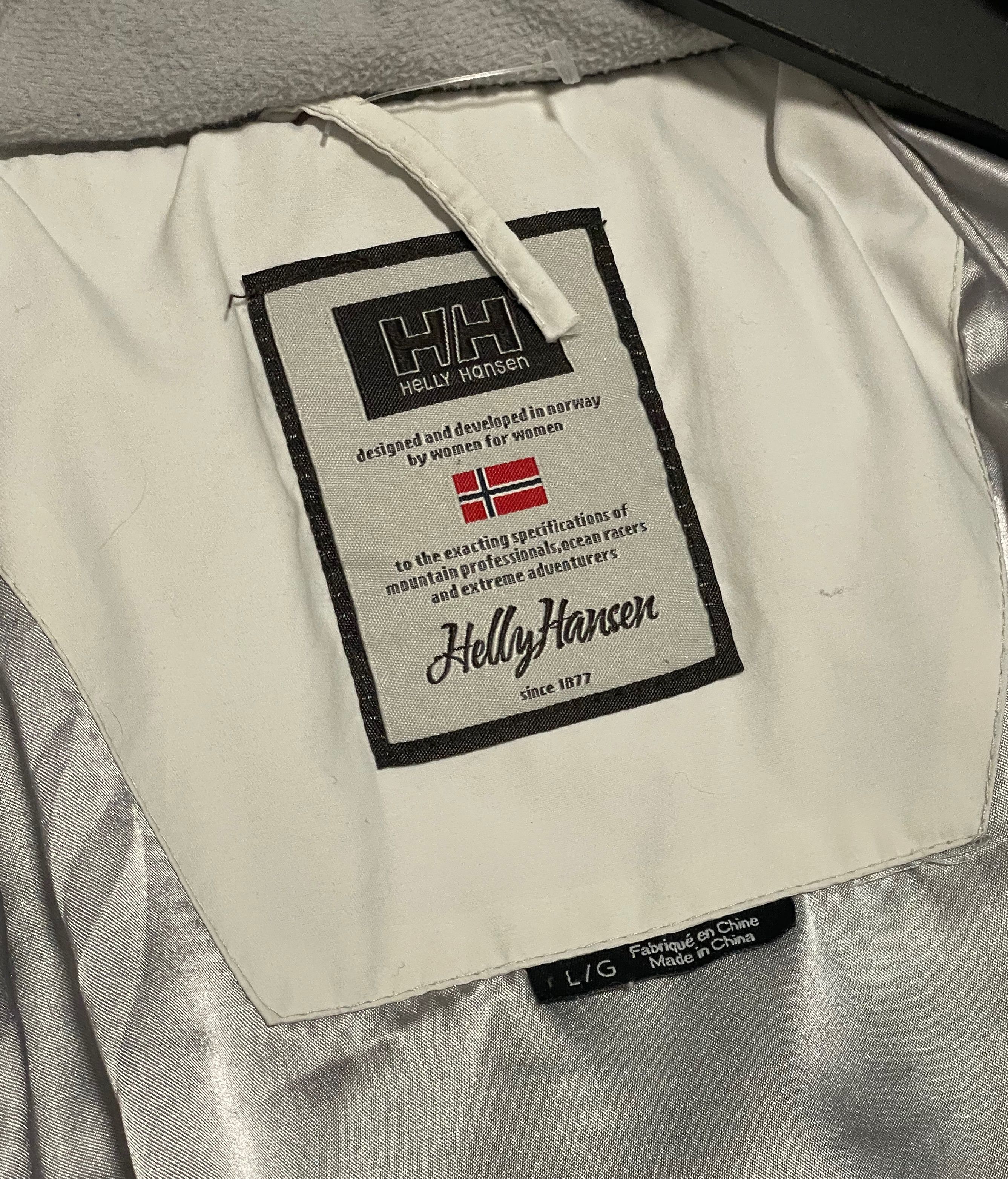 Helly Hansen Helly Hansen White Down Long Hooded Parka Coat Jacket Size L / US 10 / IT 46 - 4 Thumbnail