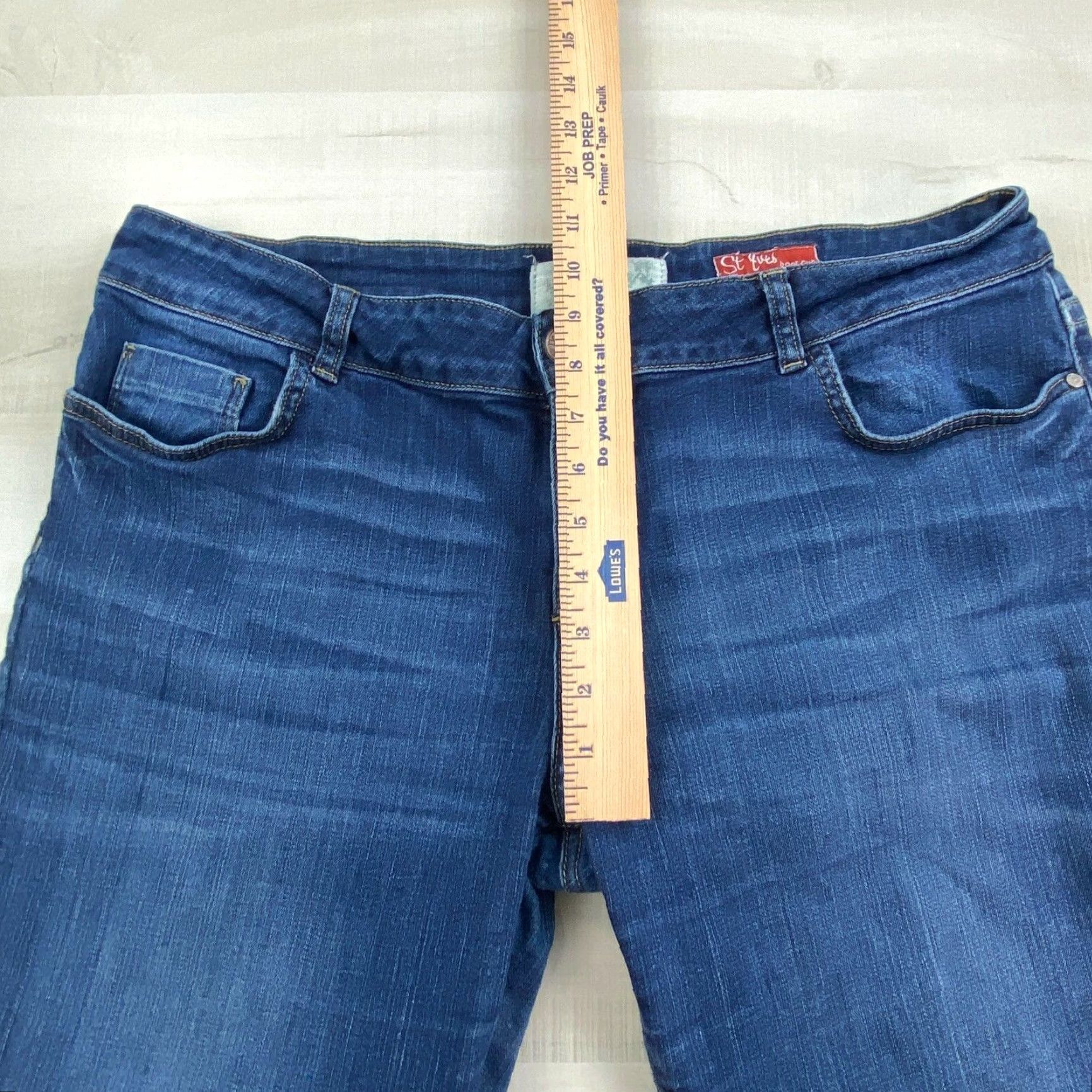 Vintage Womens Mantaray Denim Jeans Bootcut Regular Blue Extra Large XL Size 36" / US 14 / IT 50 - 5 Thumbnail