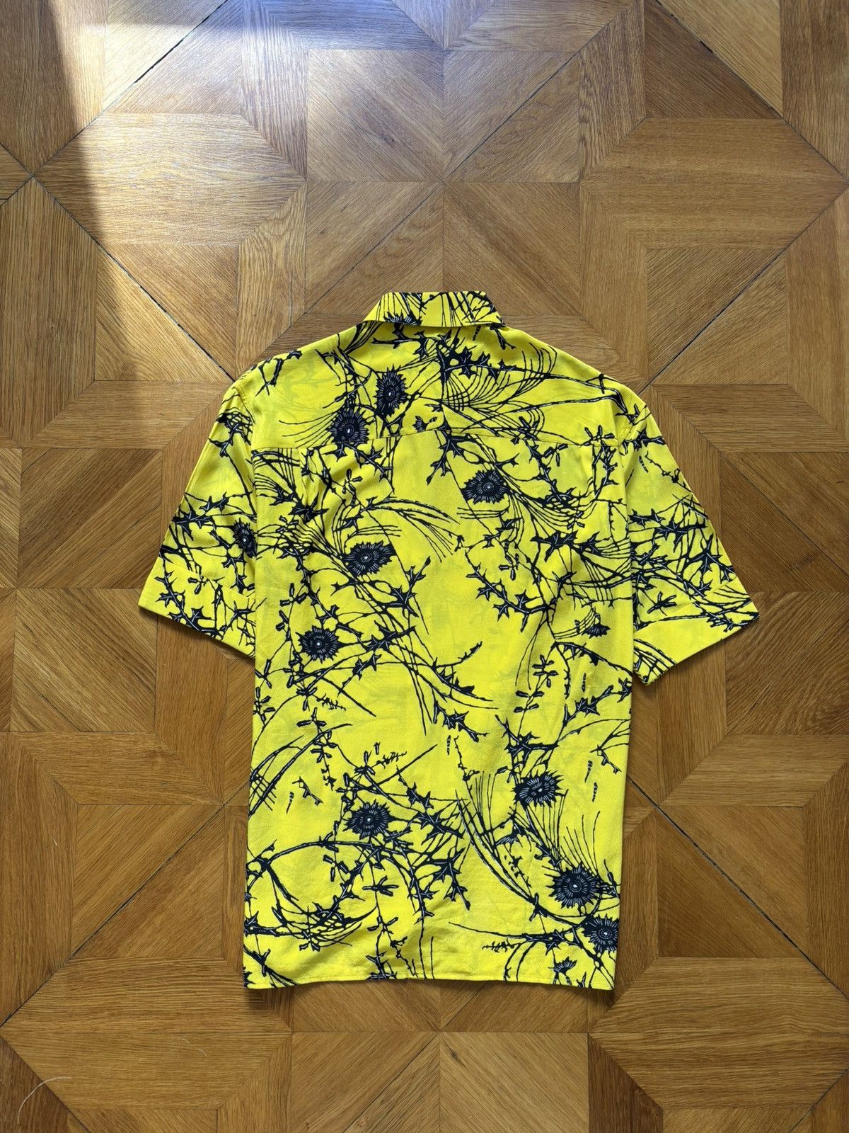 Haider Ackermann SS17 Yellow Silk Shirt Size US S / EU 44-46 / 1 - 2 Thumbnail