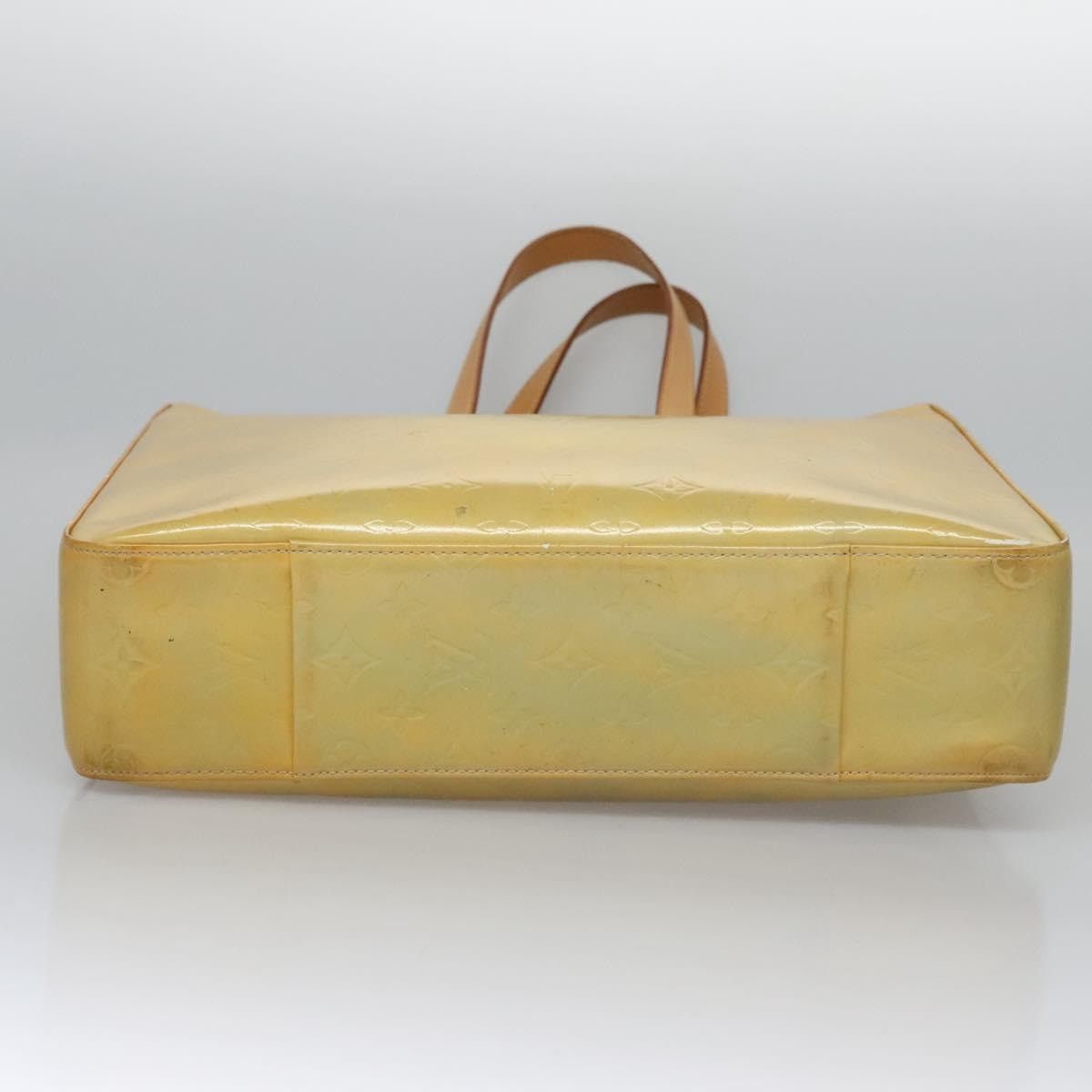 Louis Vuitton LOUIS VUITTON Monogram Vernis Columbus Tote Bag Gris M91028 Size ONE SIZE - 6 Thumbnail
