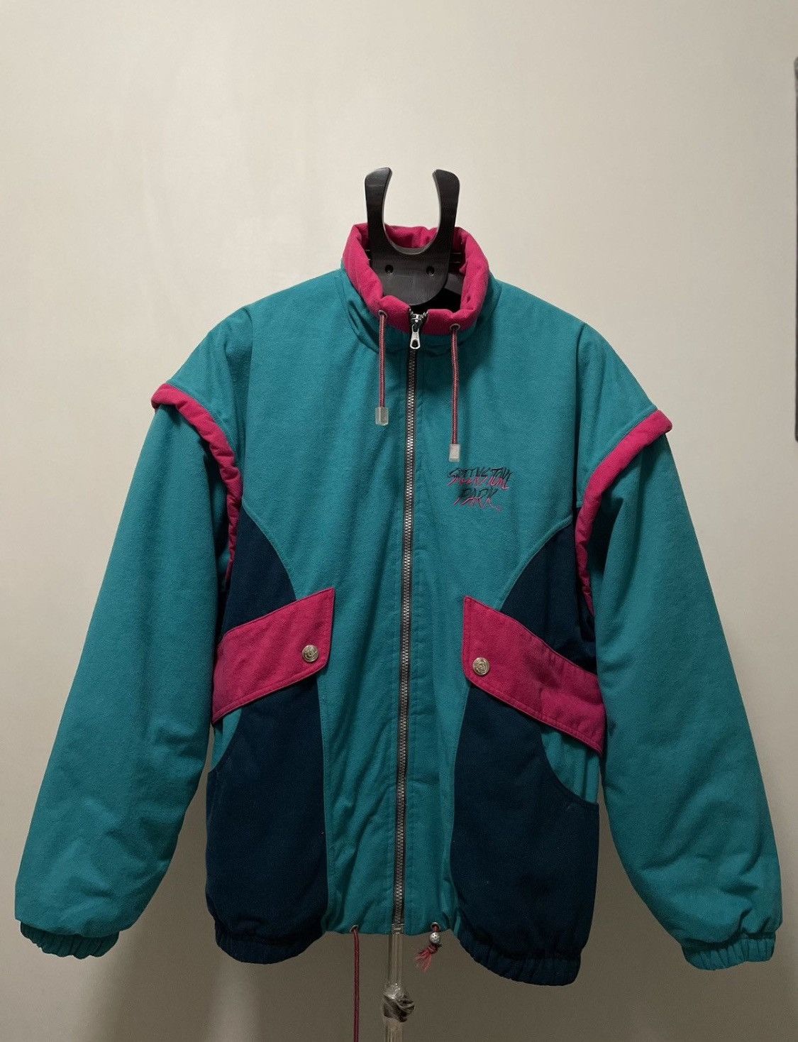 Vintage Multicolour Fleece jacket