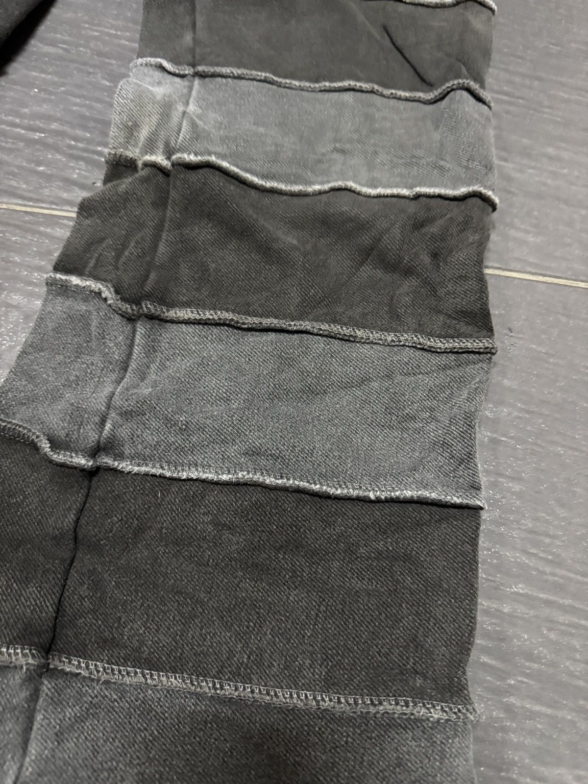 If Six Was Nine HULLO NICE DAY PATCHWORKS STYLE PANTS Size 29" - 2 Thumbnail