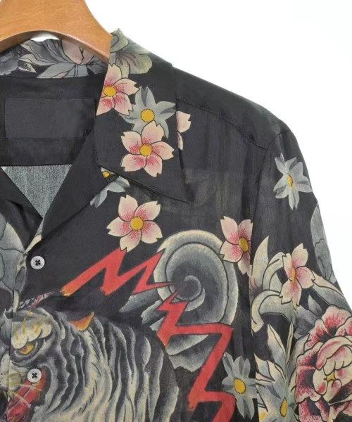 Roen Roen Ukiyo-e Tiger Skull Silk Aloha Shirt K11 Size US M / EU 48-50 / 2 - 3 Thumbnail