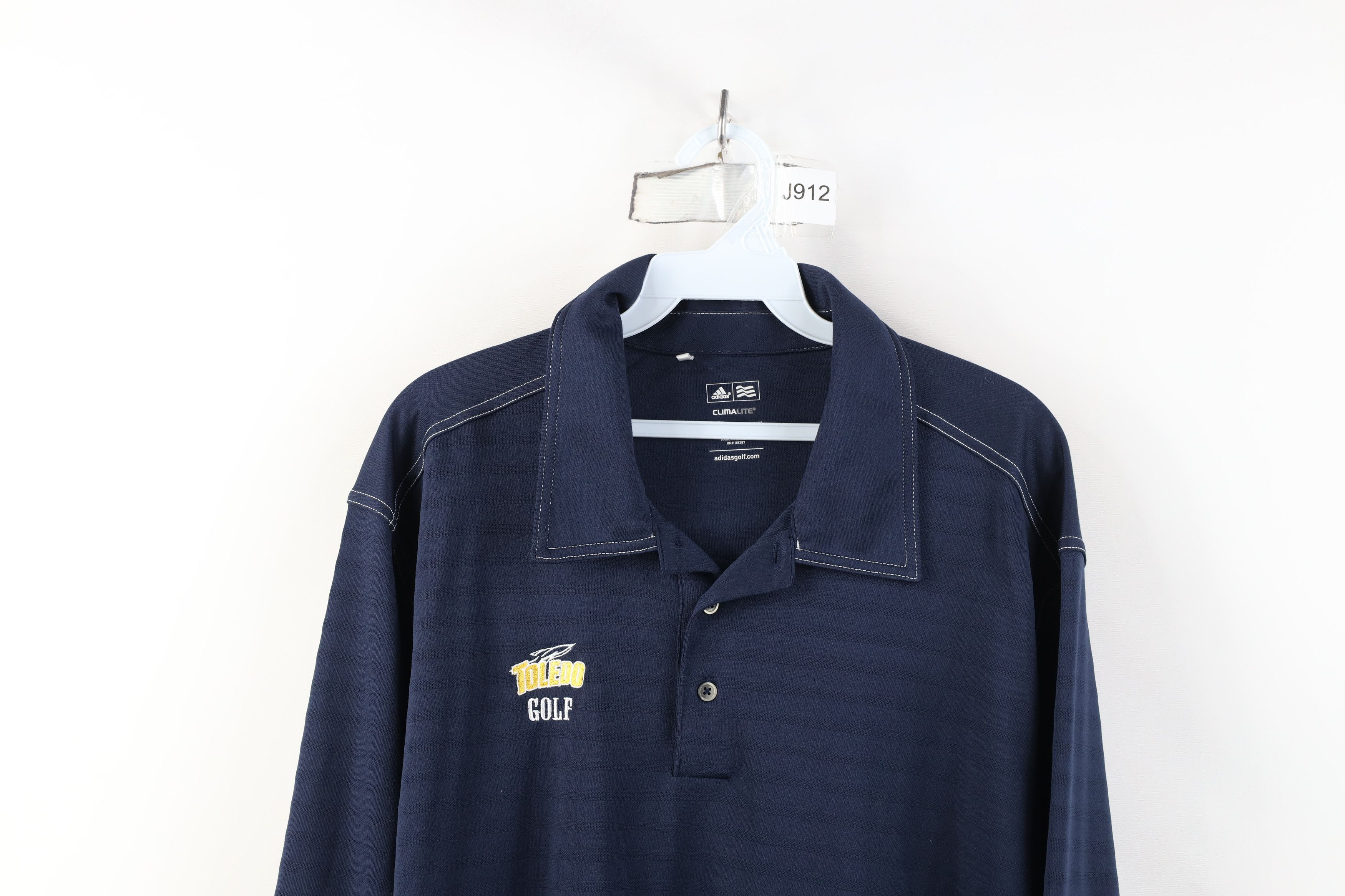 Adidas Adidas University of Toledo Golf Long Sleeve Polo Shirt Size US L / EU 52-54 / 3 - 2 Thumbnail