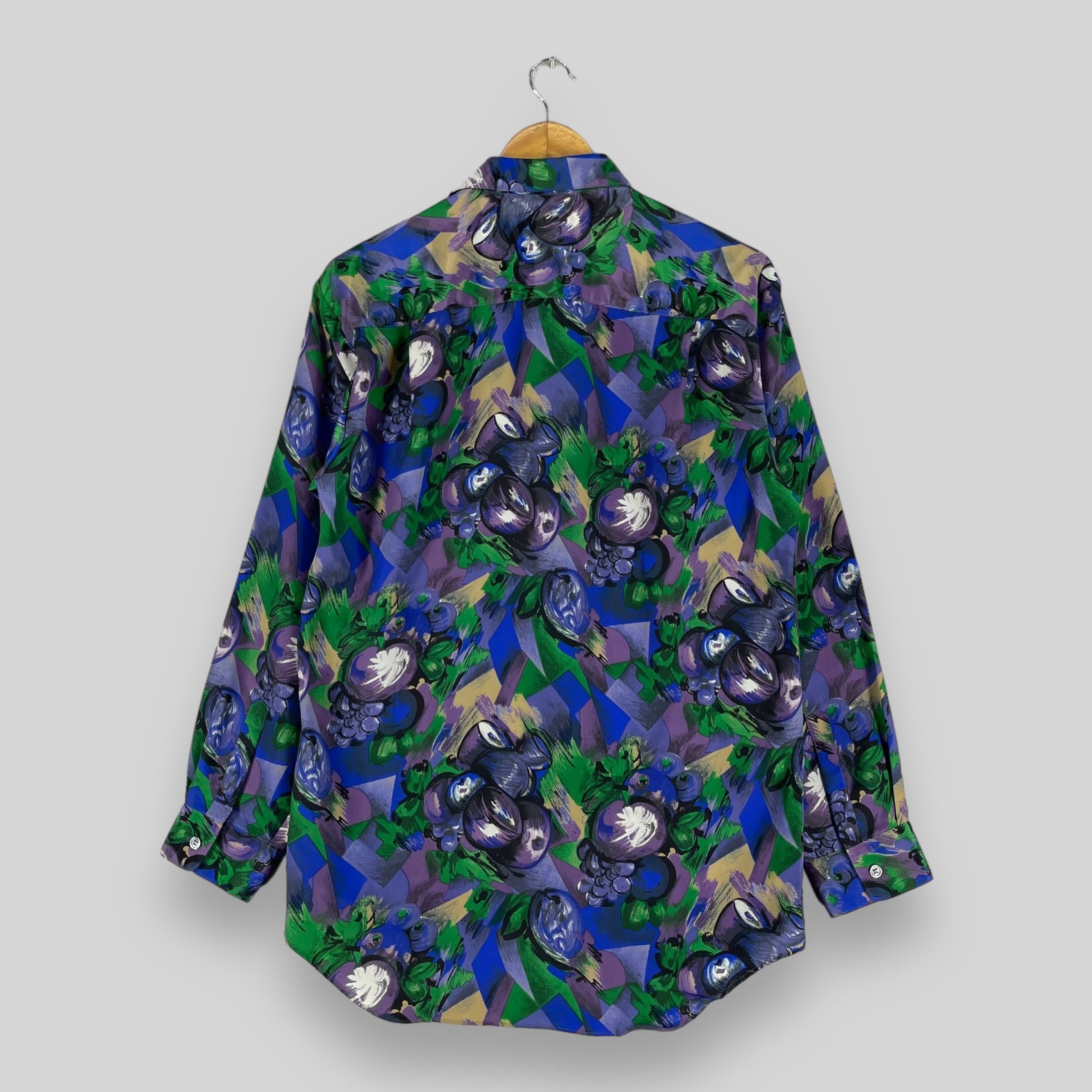 Japanese Brand × Vintage Vintage Pop Art Psychobilly Artwork Baroque Polyester Shirt Size US M / EU 48-50 / 2 - 8 Thumbnail
